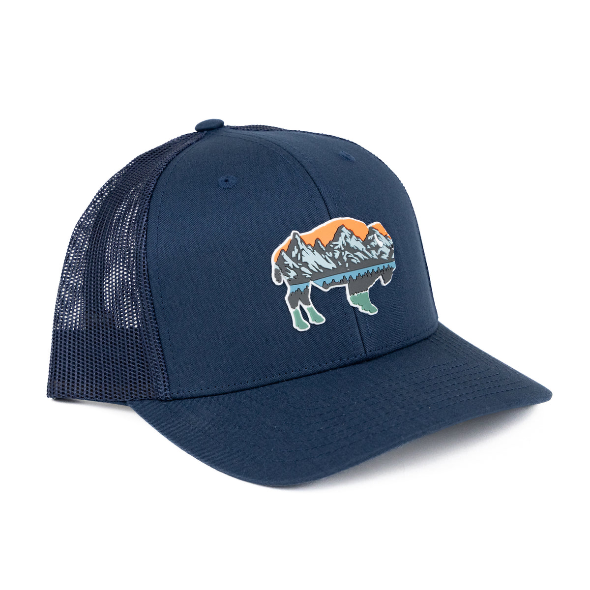 patagonia fitz roy bison trucker hat
