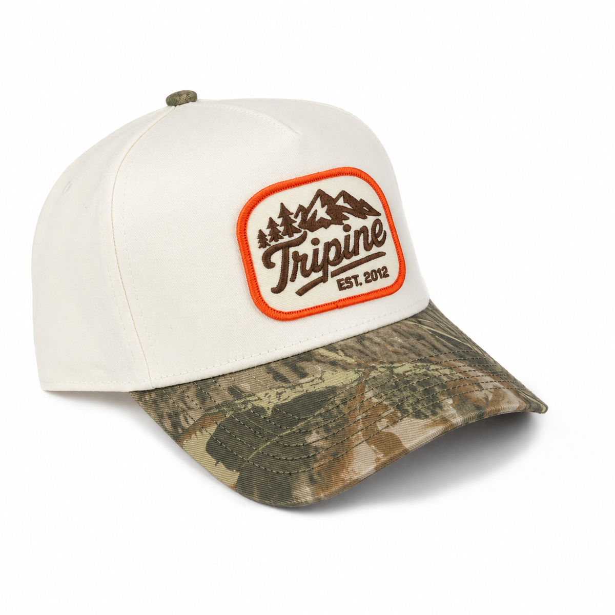Script High-Profile Hat - Natural/ Tree Camo