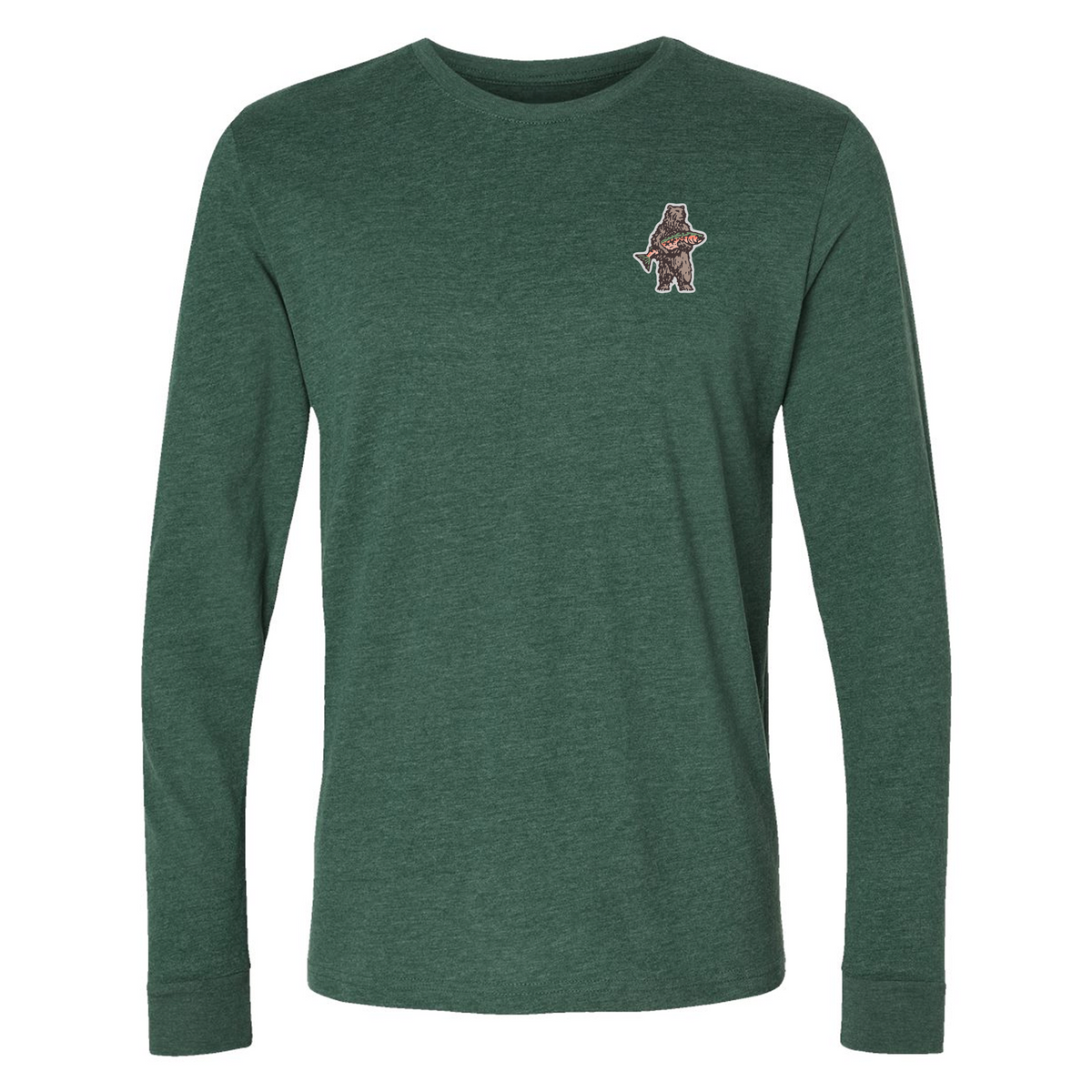 Catchin' Biggins CloudFit Long Sleeve - Heather Forest