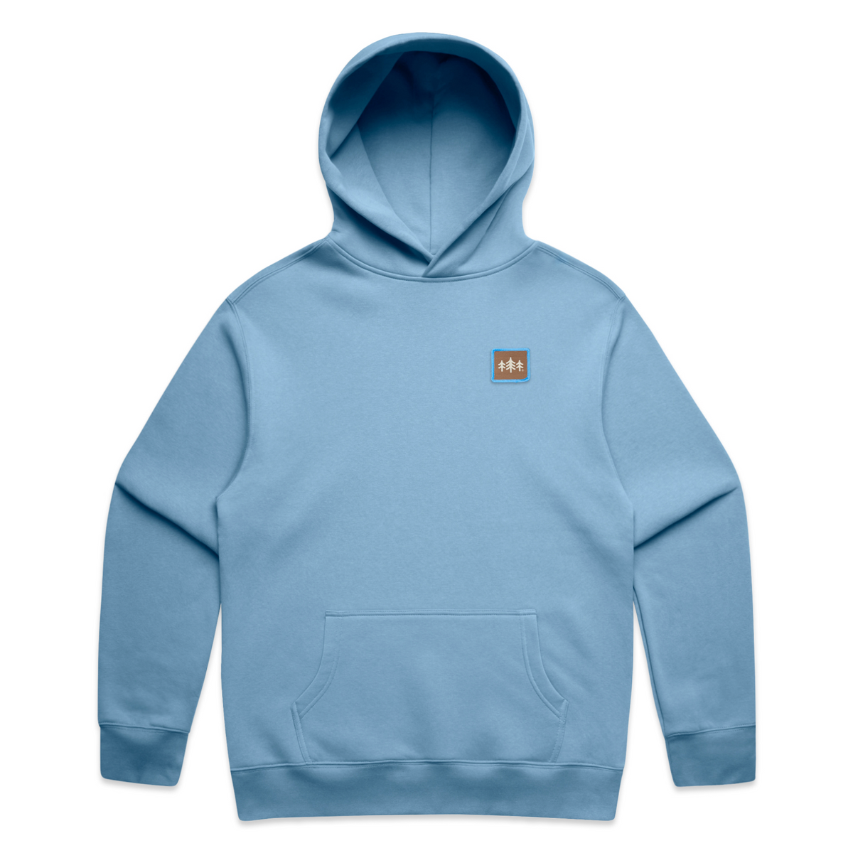 TriPine Heavyweight Relaxed CloudFit Hoodie - Open Sky Blue