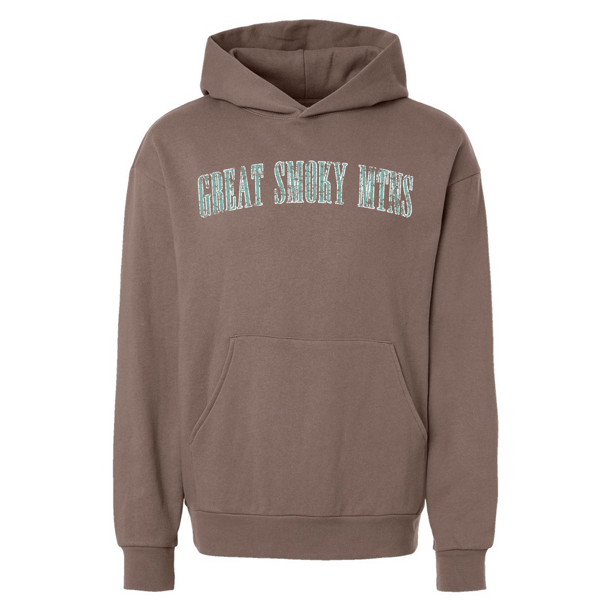 Great Smoky Mtns NP Midweight Relaxed CloudFit Hoodie - Light Walnut