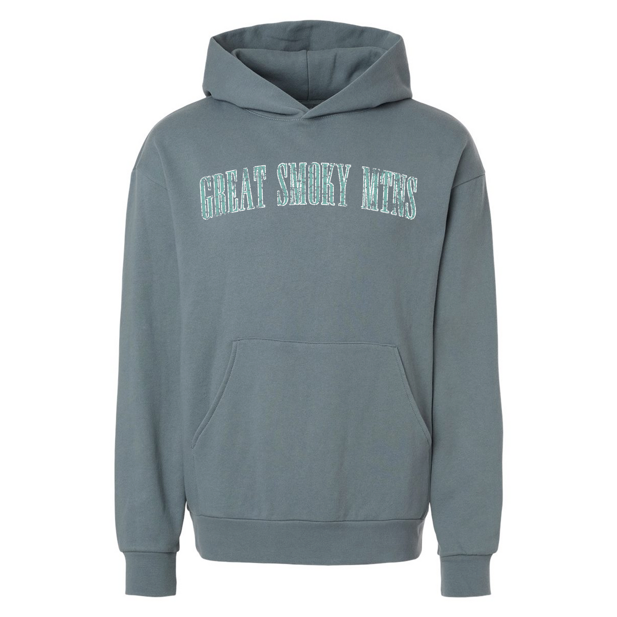 Great Smoky Mtns NP Midweight Relaxed CloudFit Hoodie - Smoky Blue