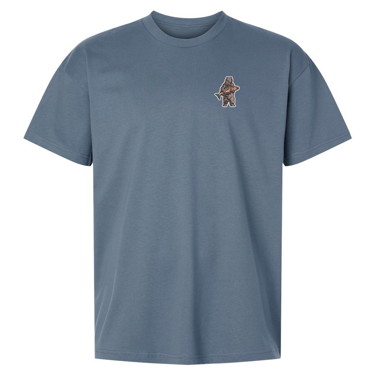 Catchin' Biggins Heavyweight Relaxed Tee - Storm Blue