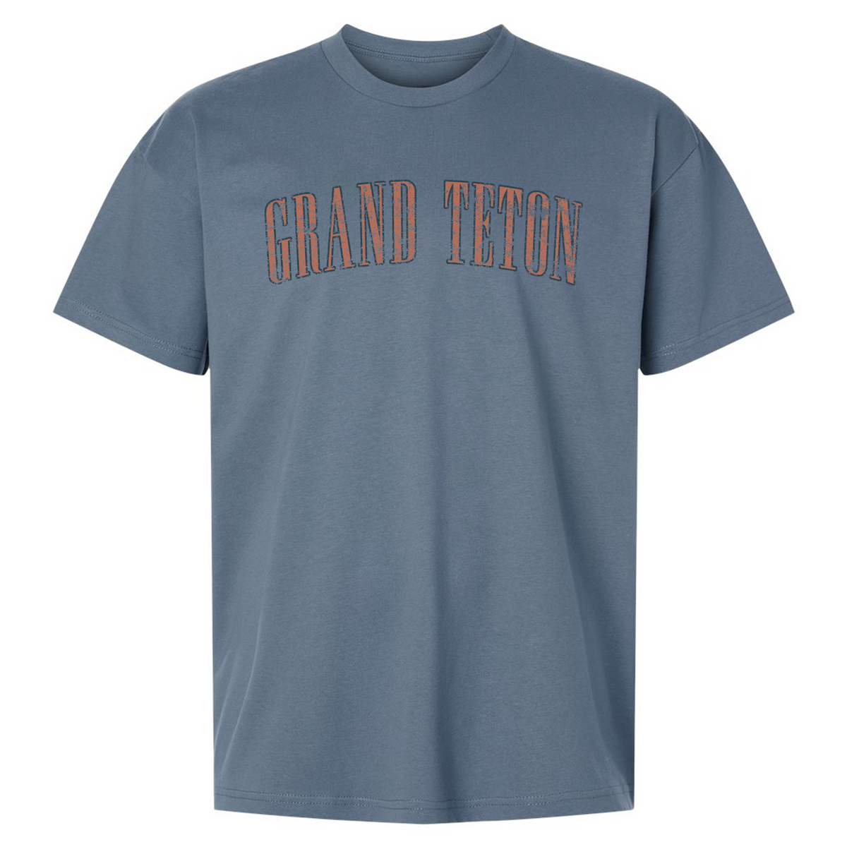 Grand Teton NP Heavyweight Relaxed Tee - Storm Blue