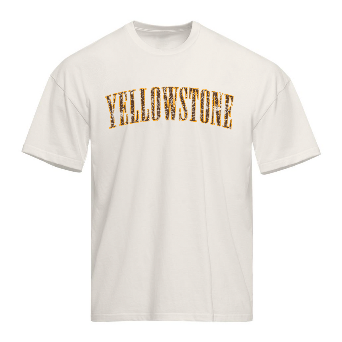Yellowstone NP Heavyweight Relaxed Tee - Bone