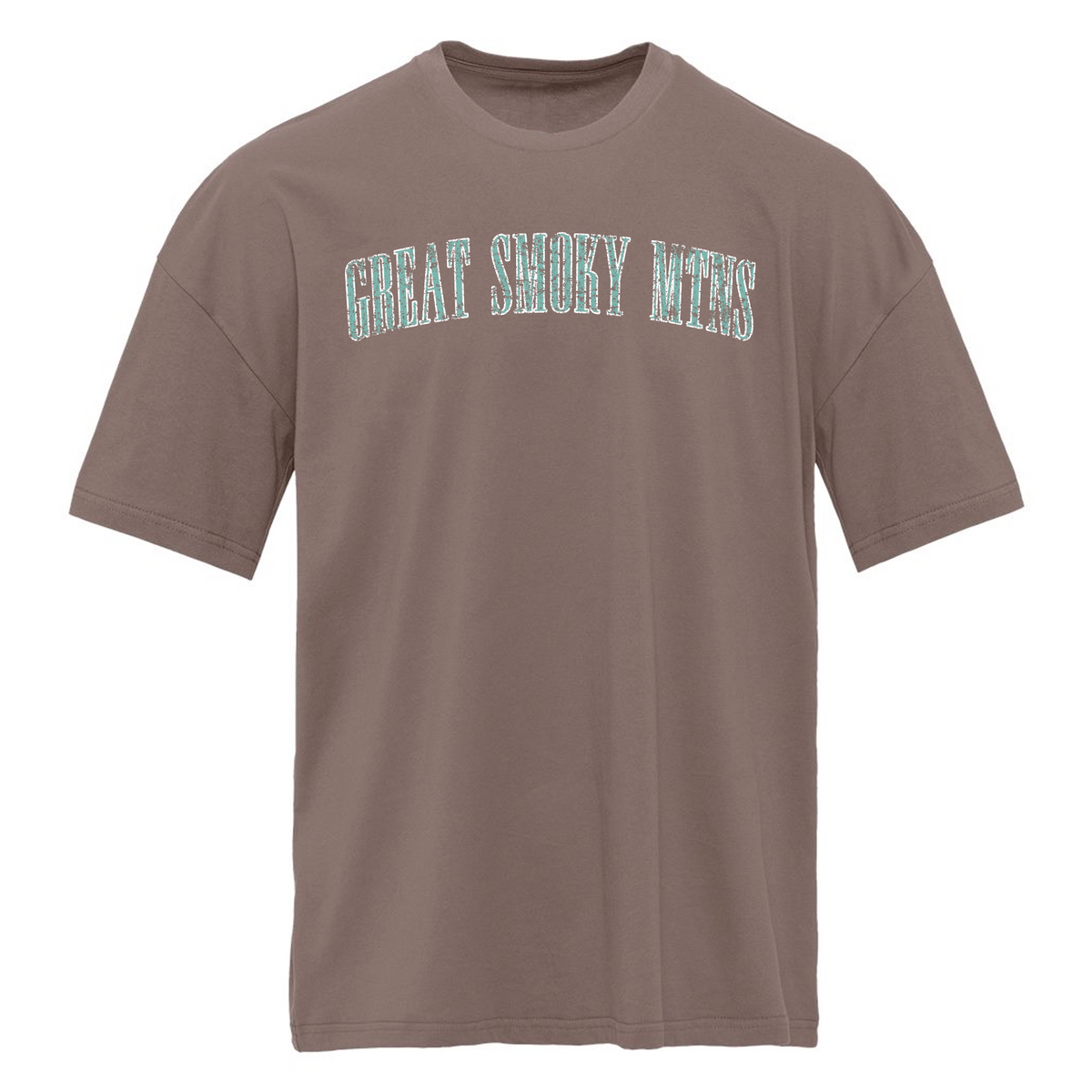 Great Smoky Mtns NP Heavyweight Relaxed Tee - River Rock