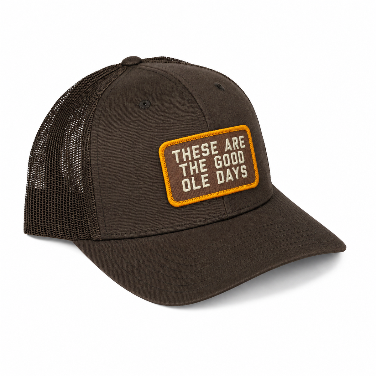 Good Ole Days Trucker Hat - Coffee