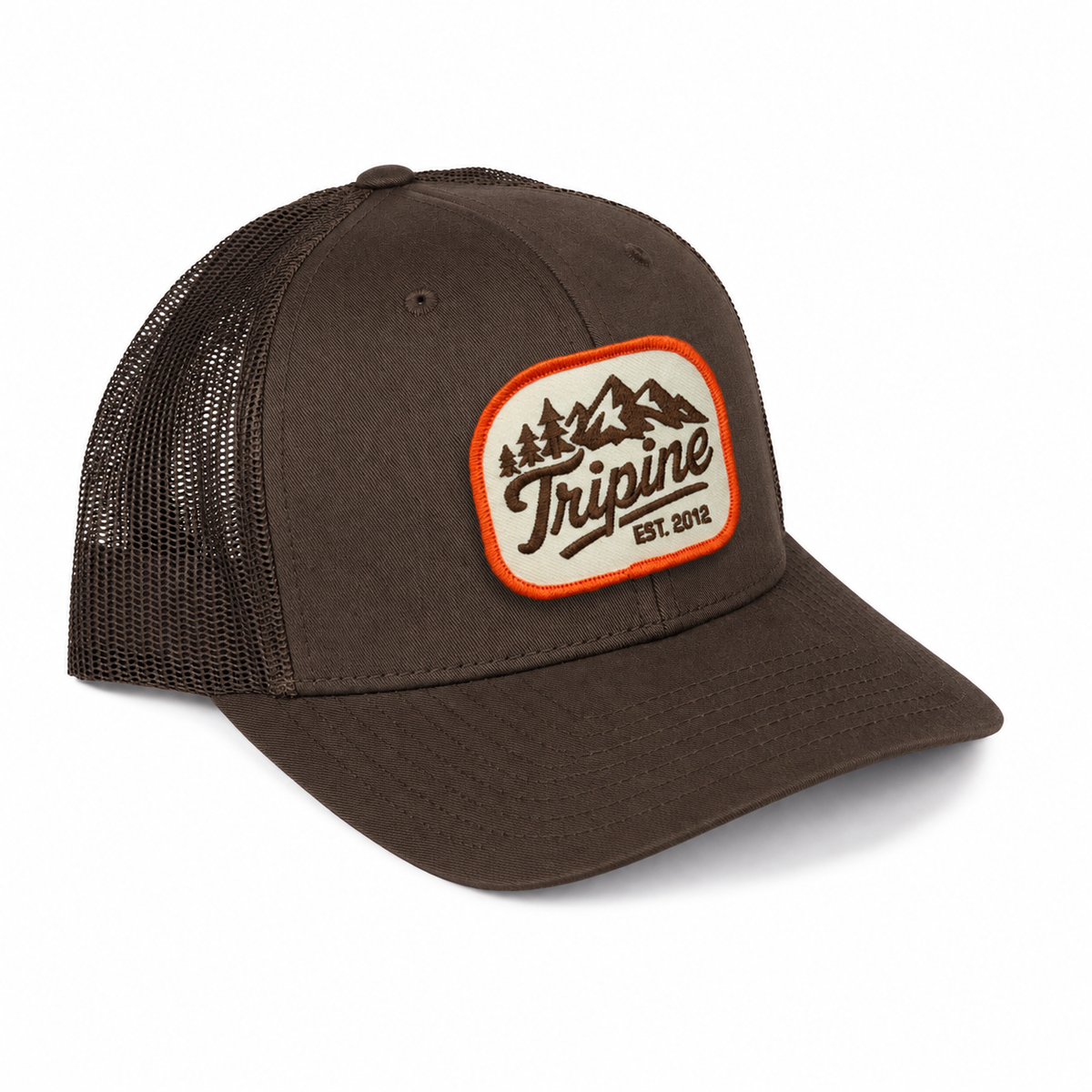 Script Trucker Hat - Coffee
