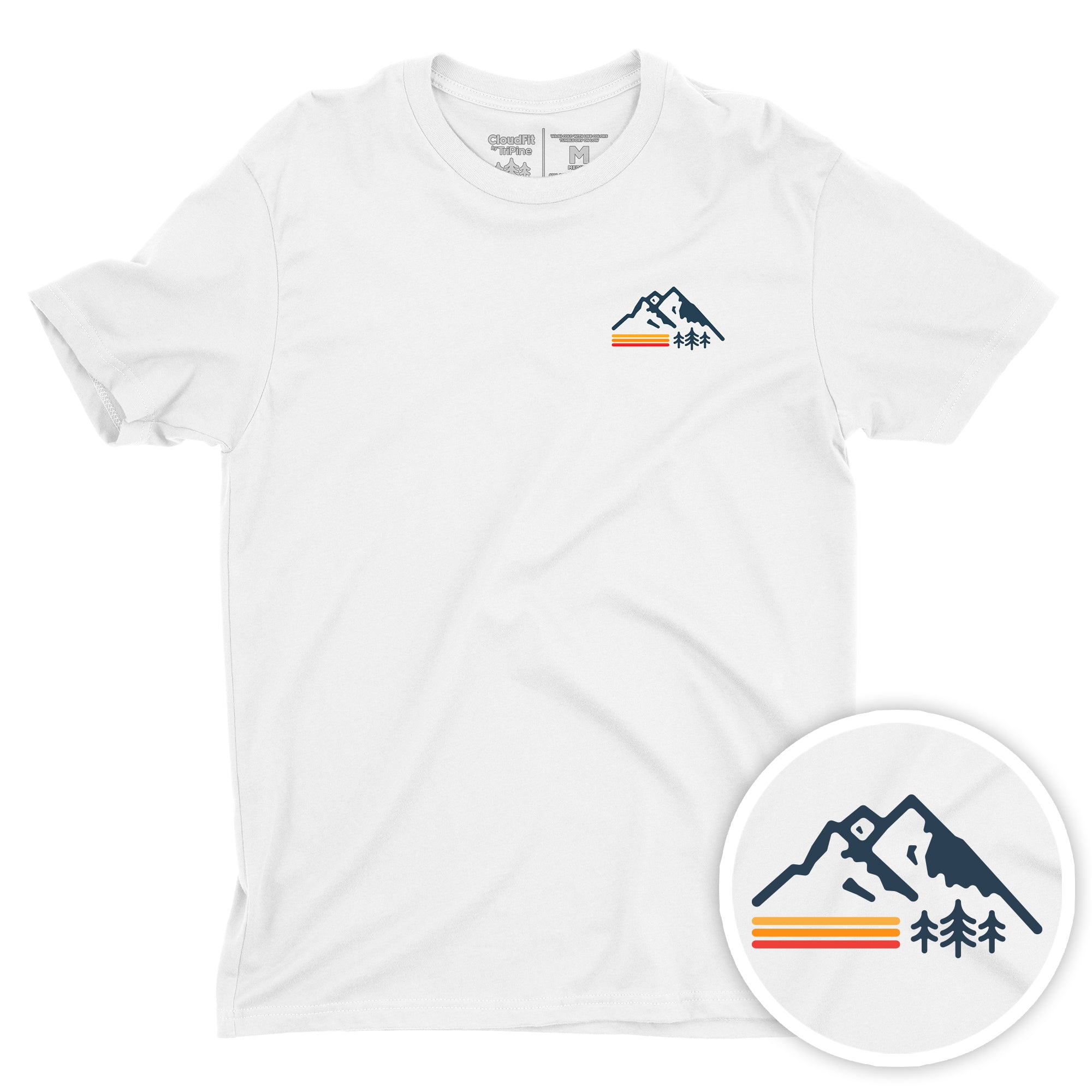 Retro Mountain CloudFit Tee