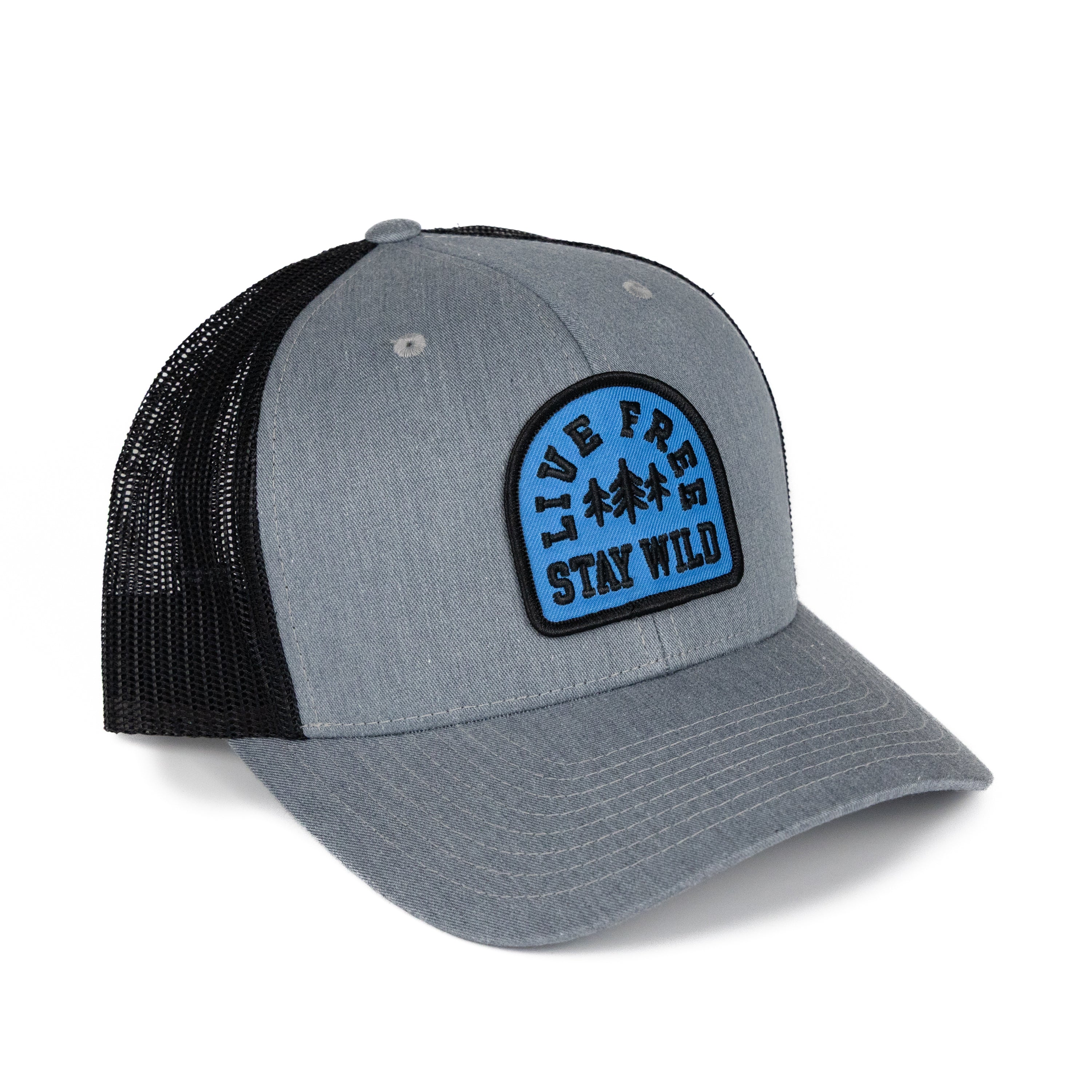 Live Free Stay Wild Trucker Hat