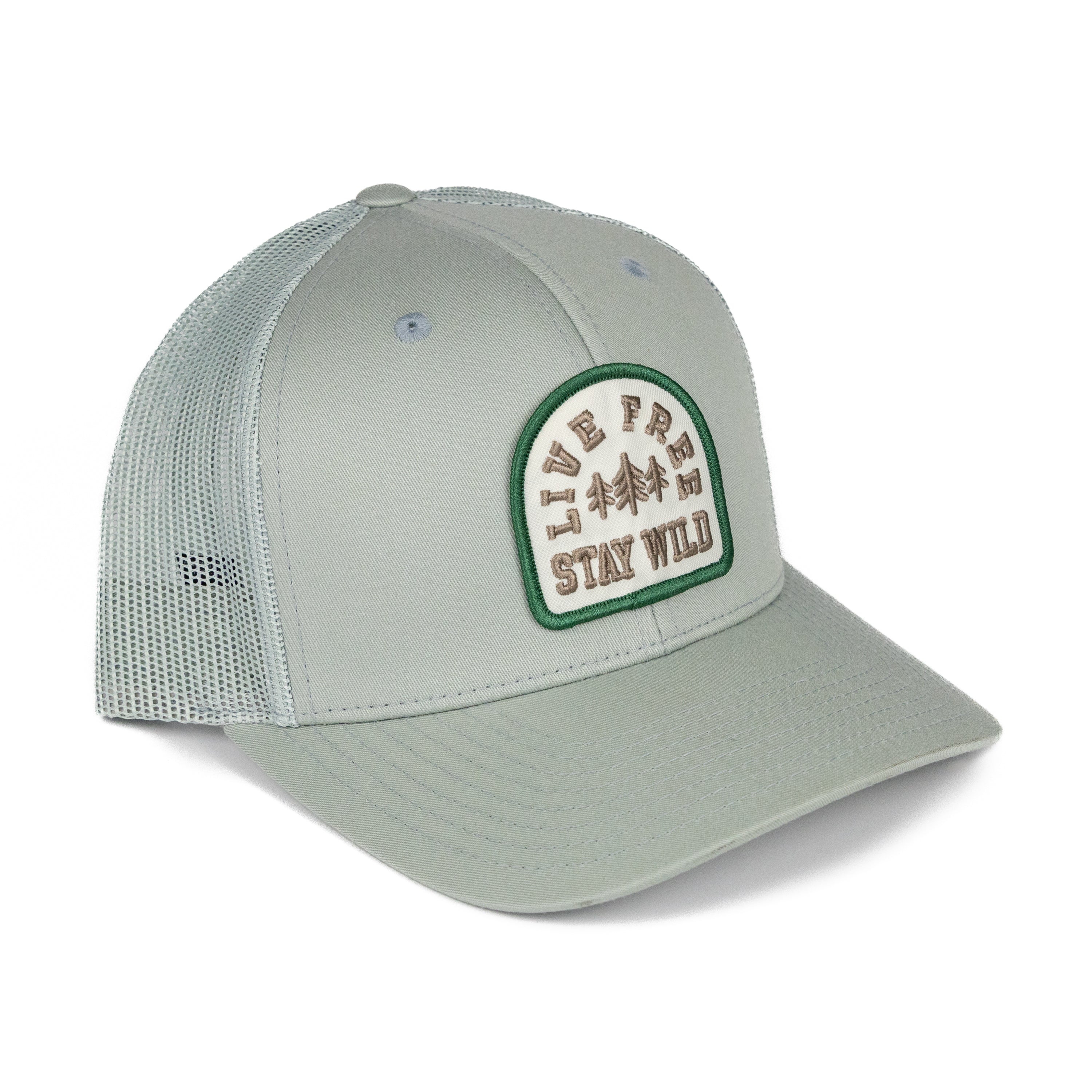 Live Free Stay Wild Trucker Hat