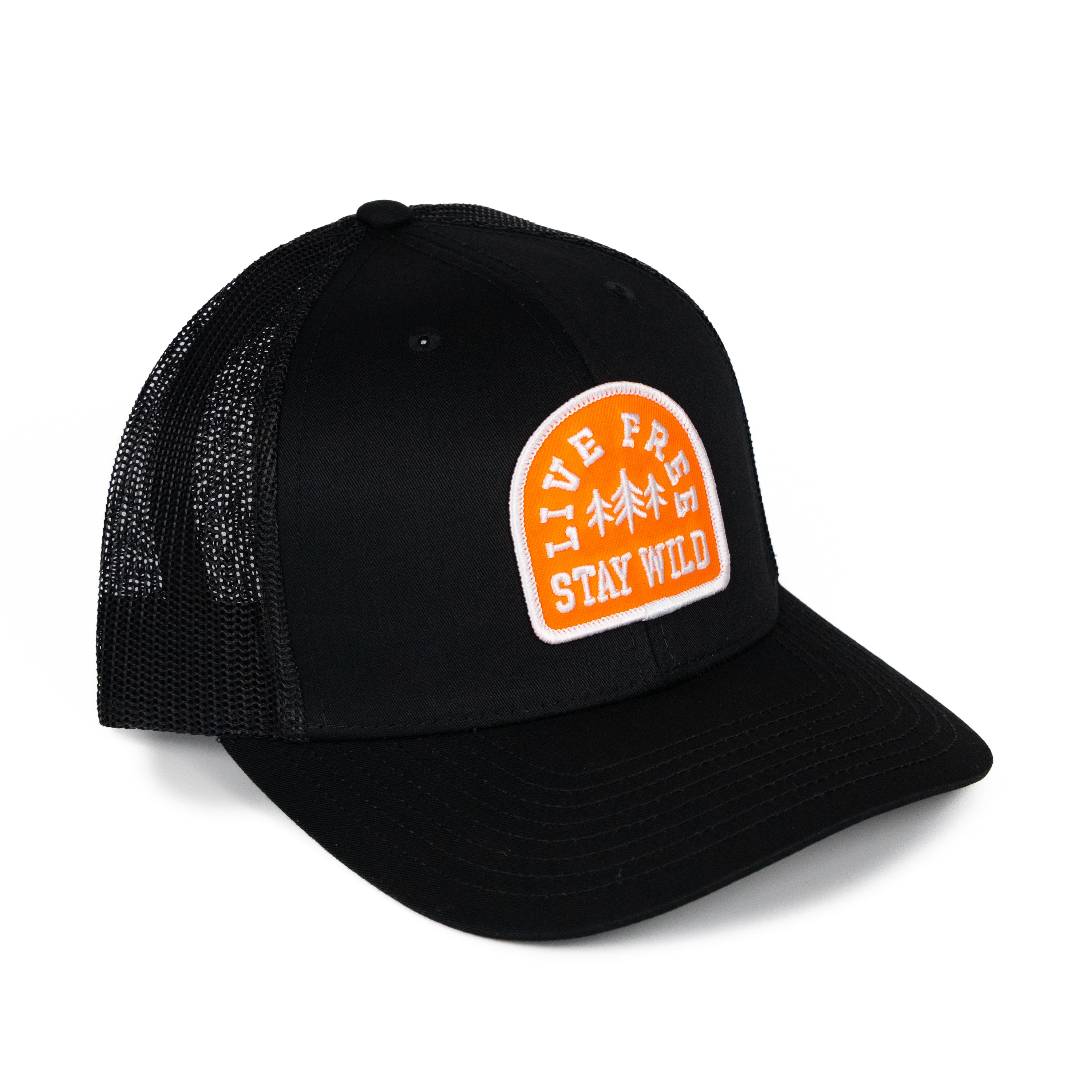 Live Free Stay Wild Trucker Hat