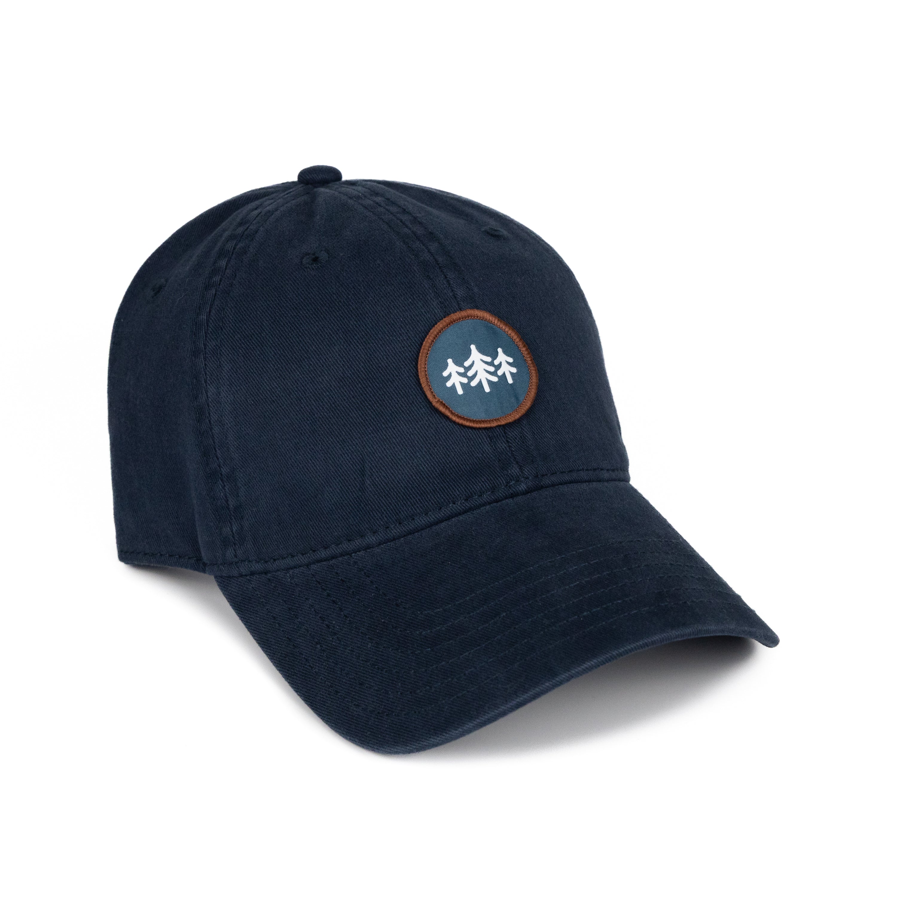 Coin Patch Peached Cotton Dad Hat