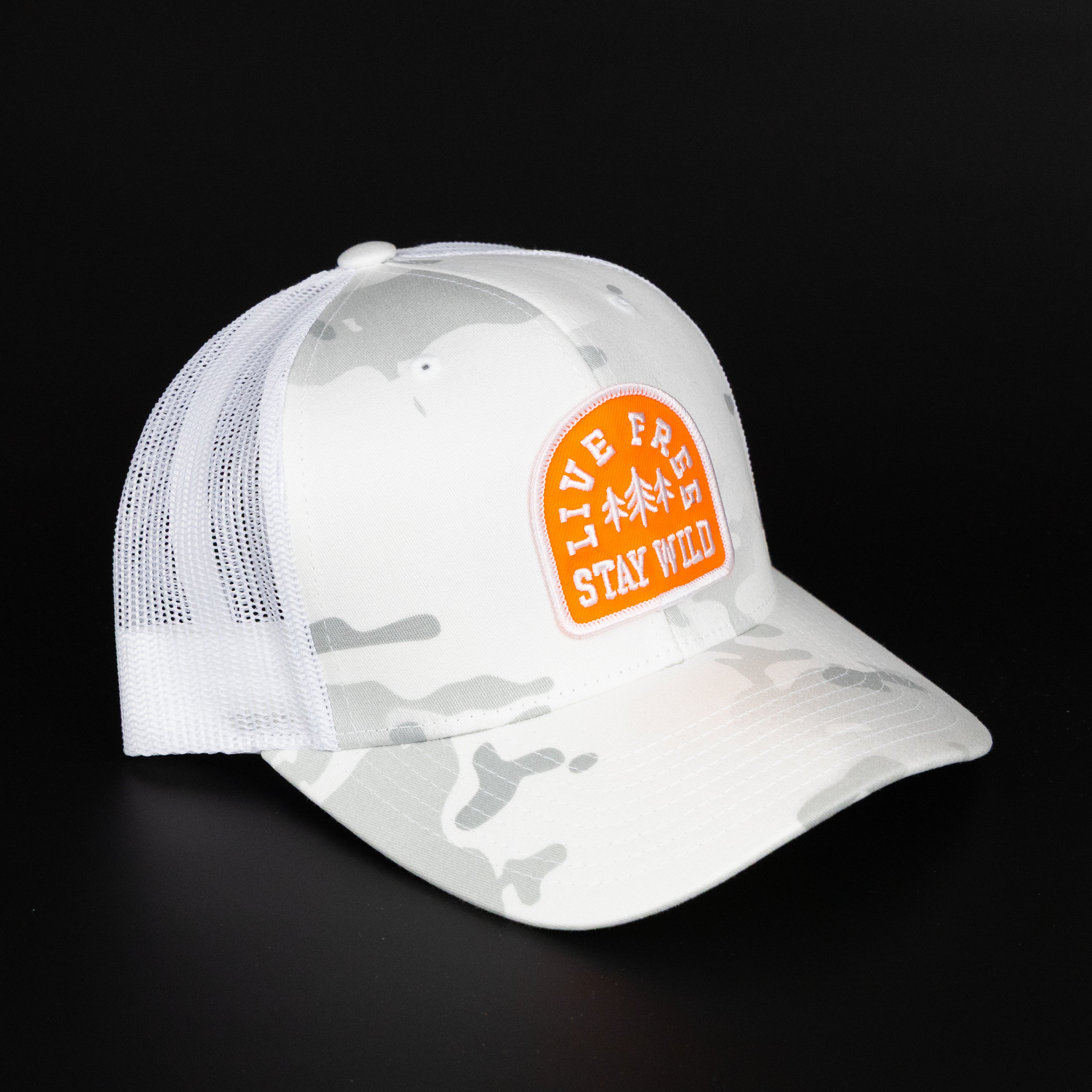 Live Free Stay Wild Trucker Hat