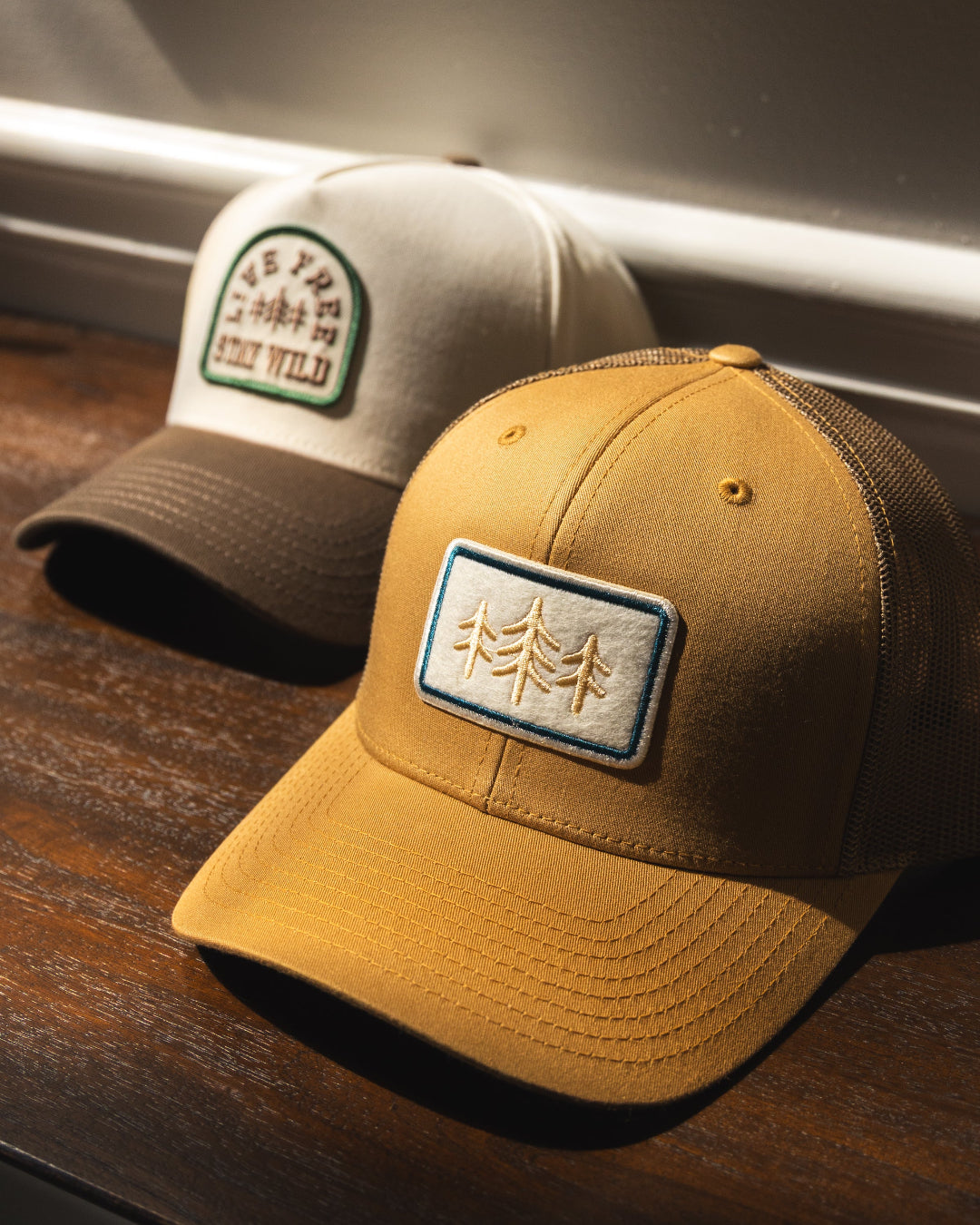 A couple of different tripine hats