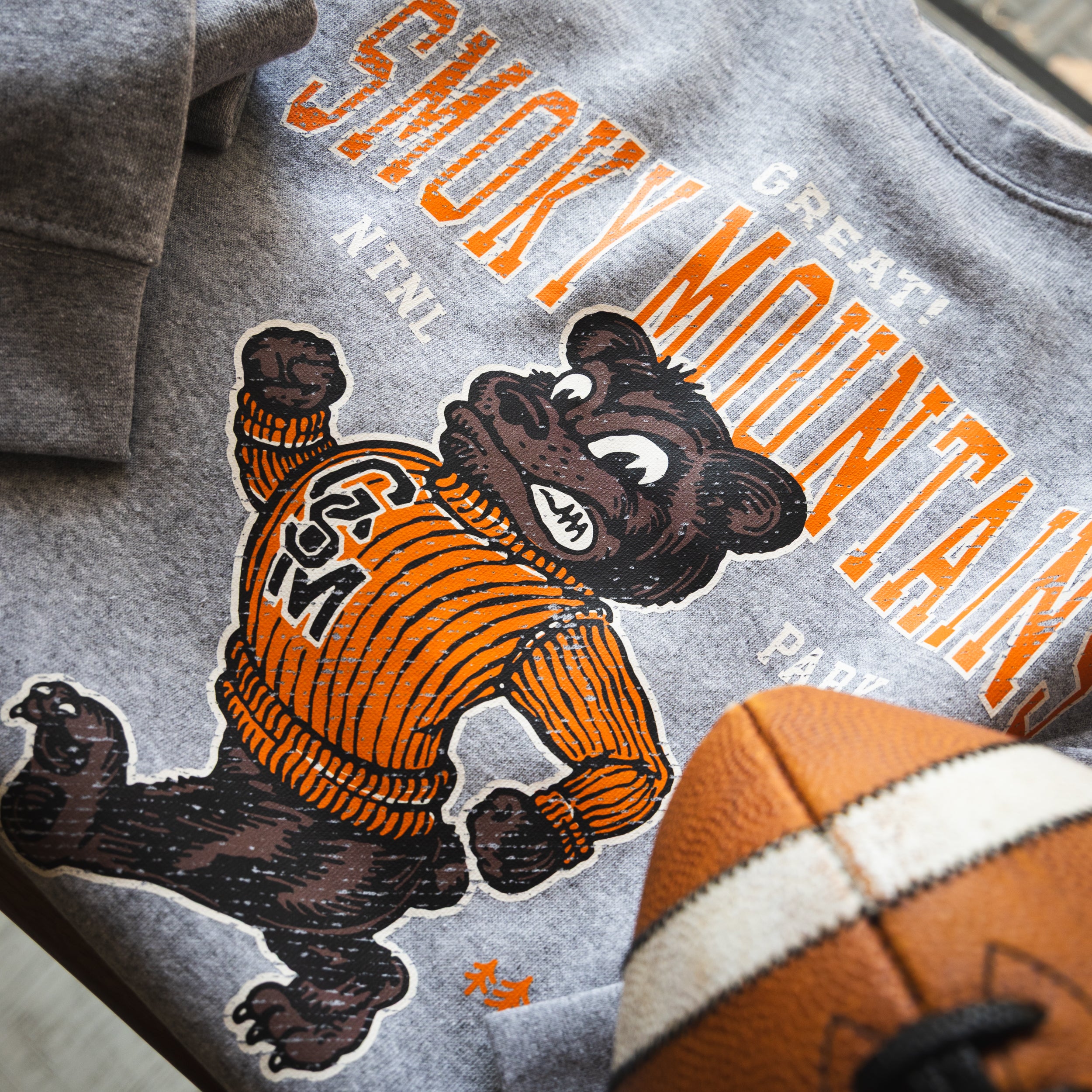 Great Smoky Mountains Mascot CloudFit Crewneck Sweatshirt
