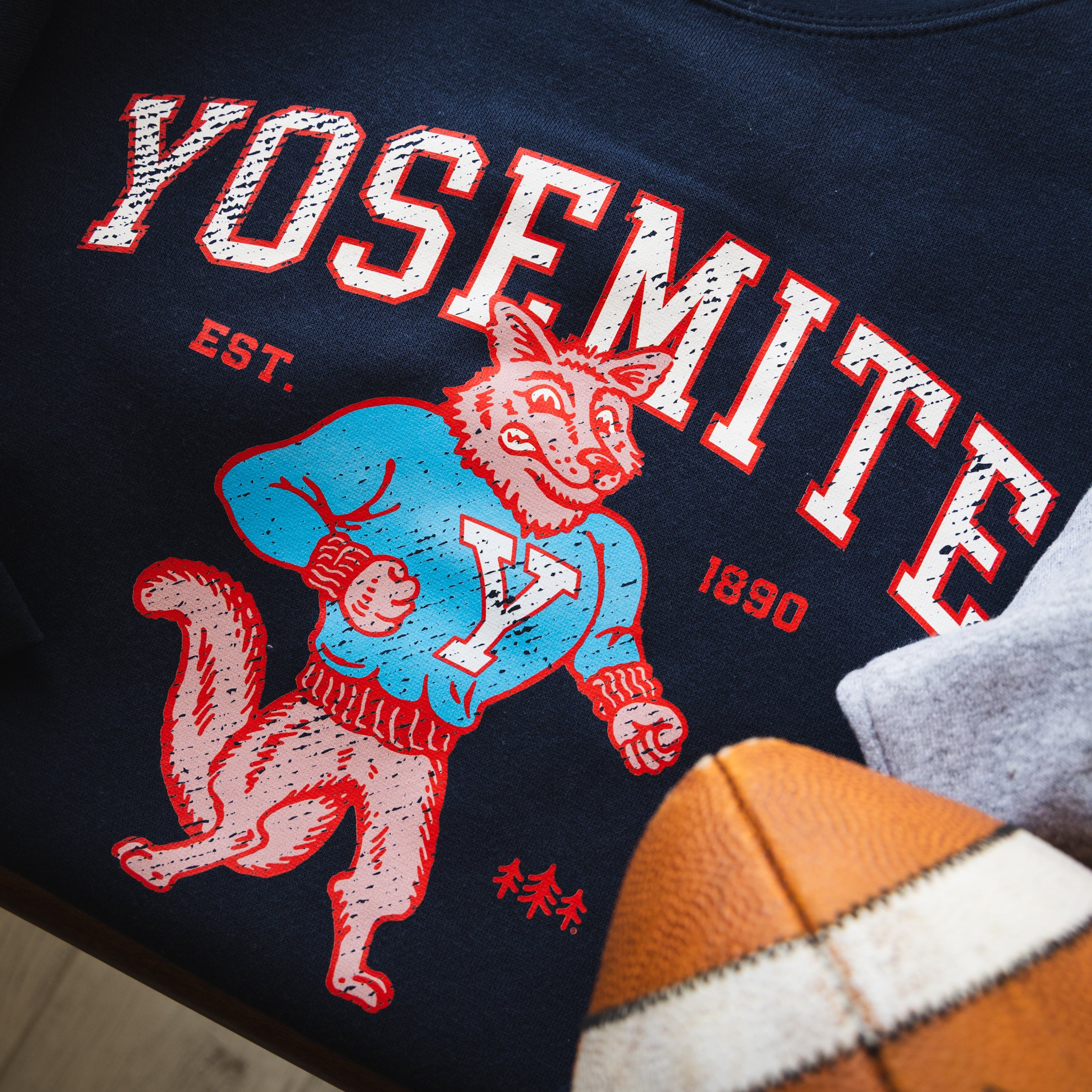Yosemite Mascot CloudFit Crewneck Sweatshirt