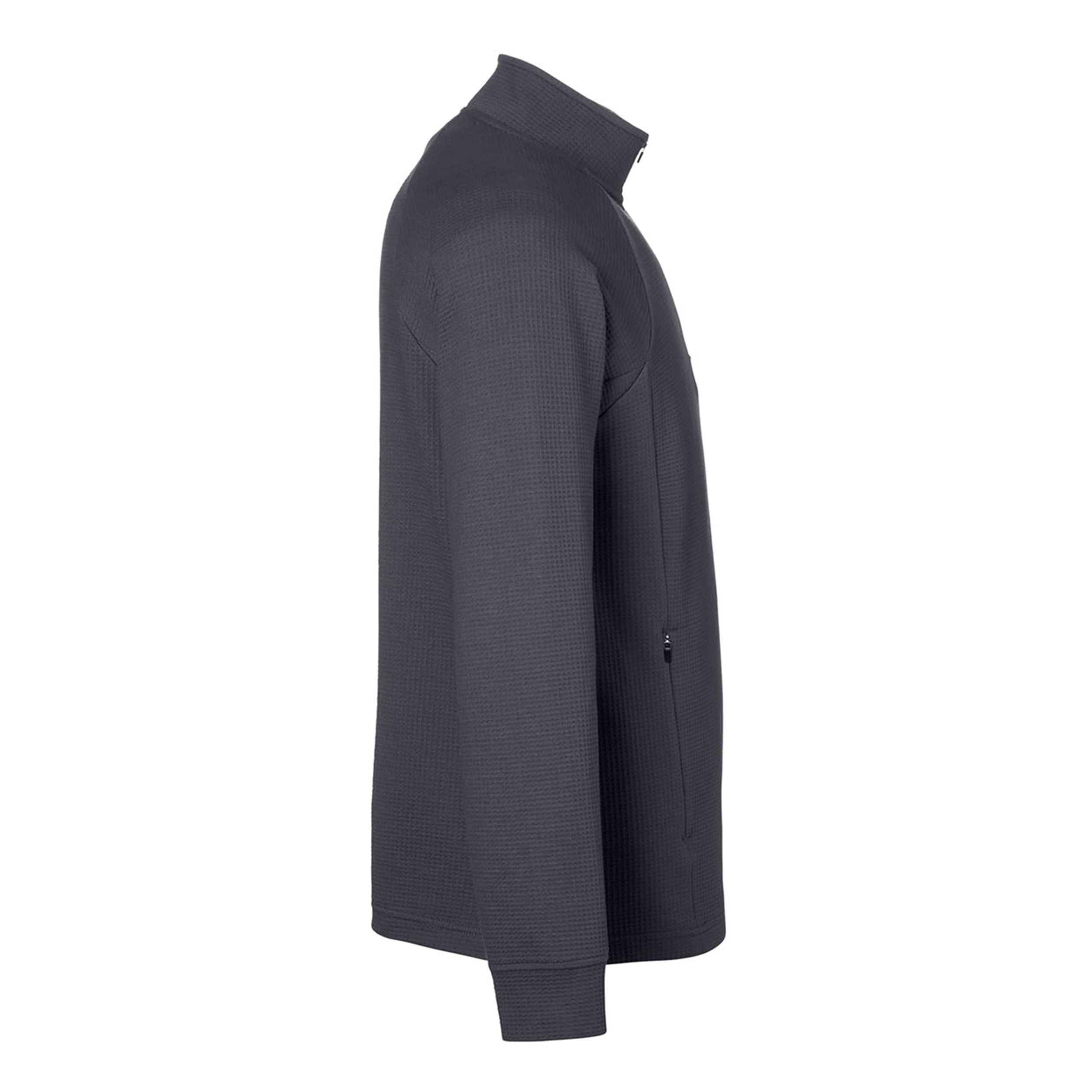 Premium Waffle-Knit Quarter-Zip Pullover