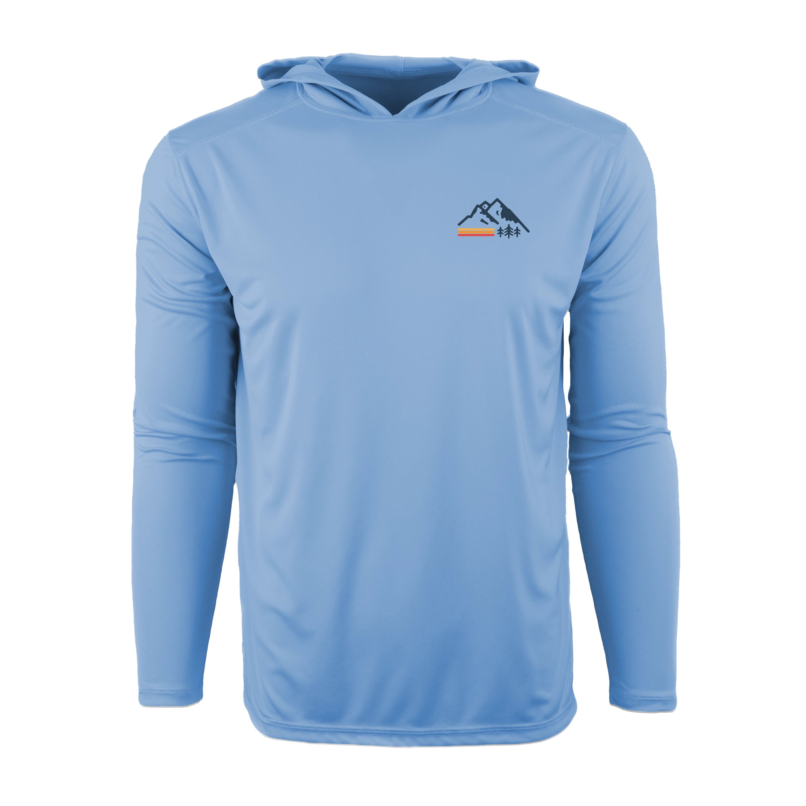Retro Mountain Solar Shield Performance Hoodie