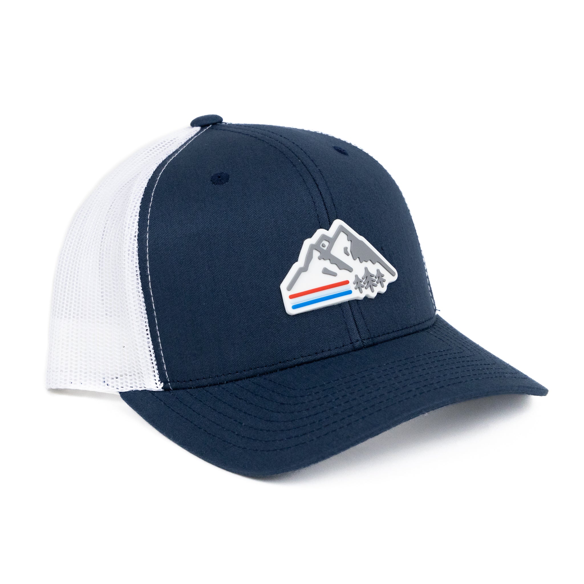 Retro Mountain Trucker Hat TriPine