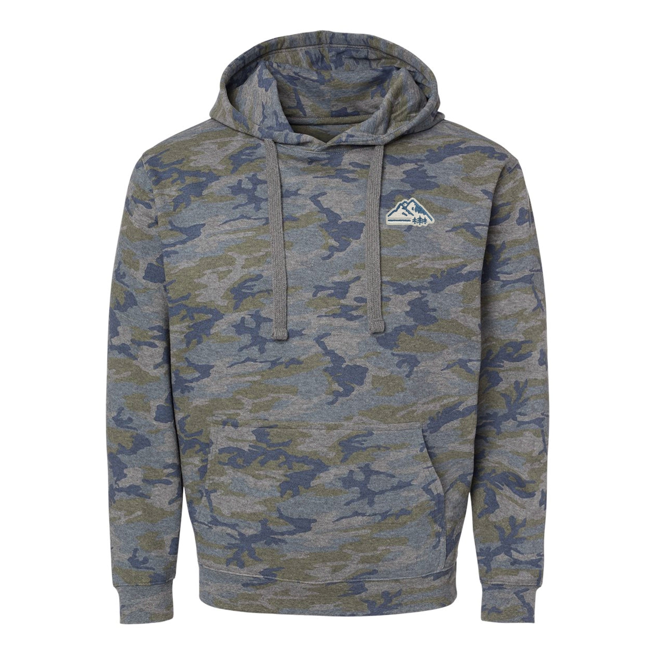 Retro Mountain CloudFit Hoodie