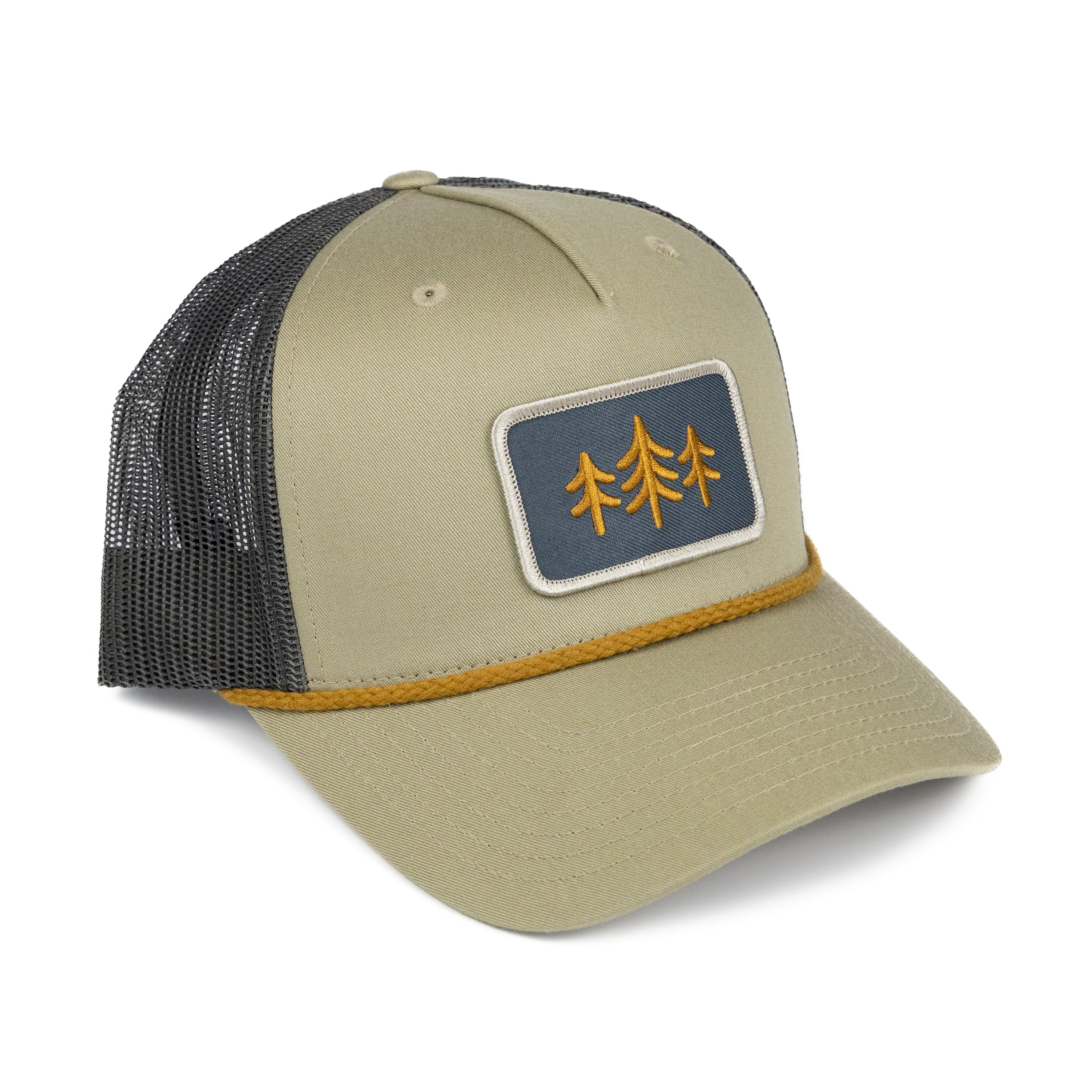 TriPine Patch Rope Trucker Hat
