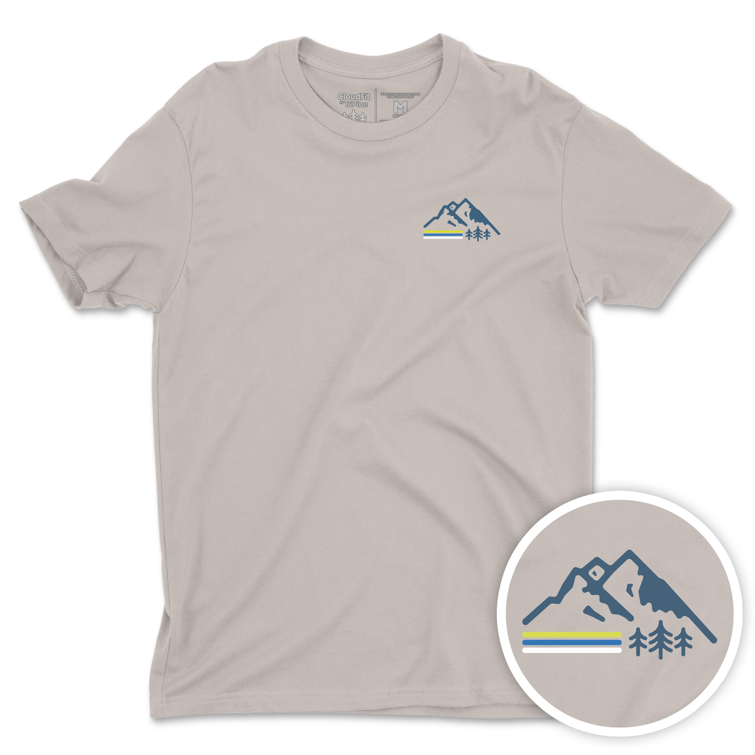 Retro Mountain CloudFit Tee