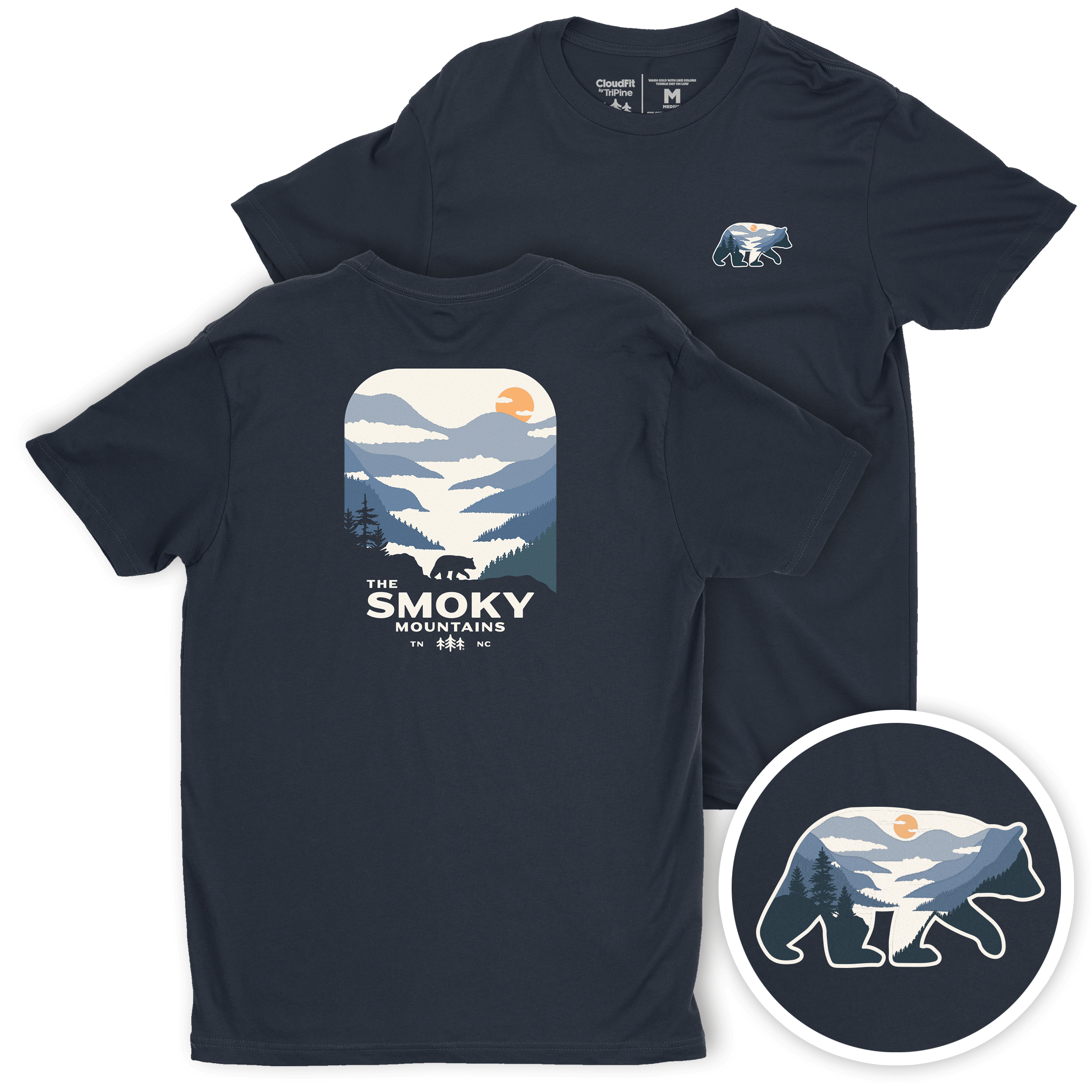 Smoky Mountains CloudFit Tee
