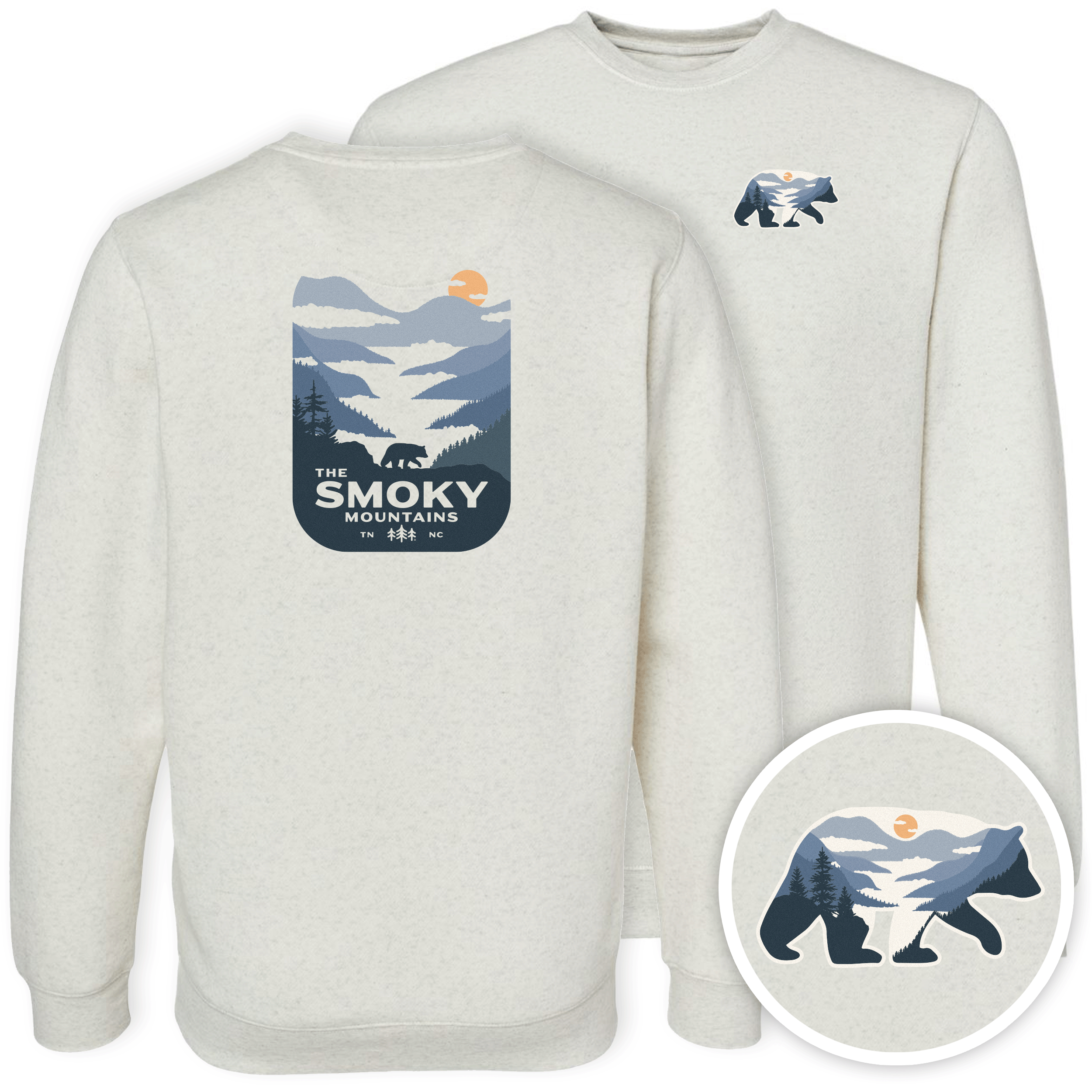 Smoky Mountains Midweight Fleece Crewneck