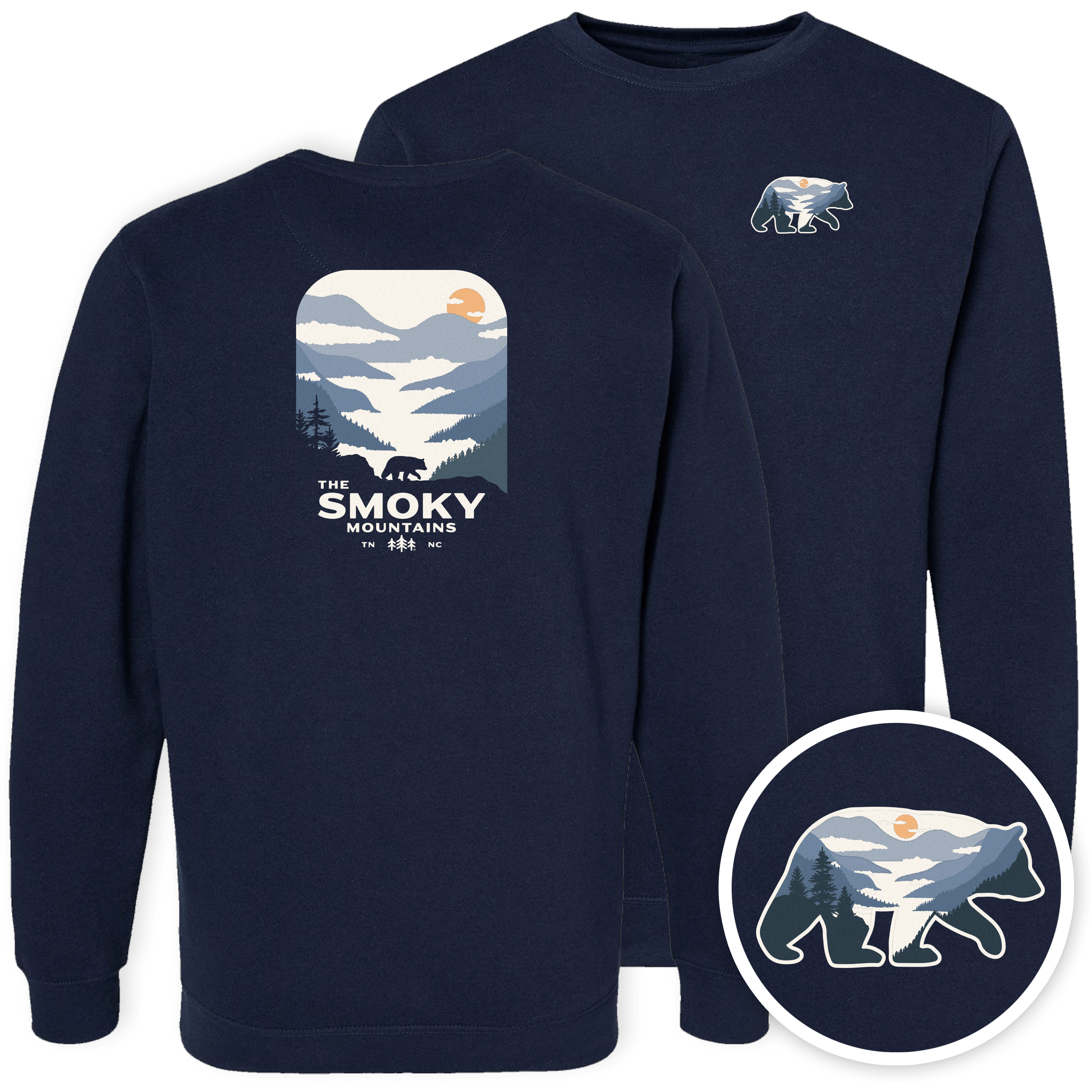 Smoky Mountains Midweight Fleece Crewneck