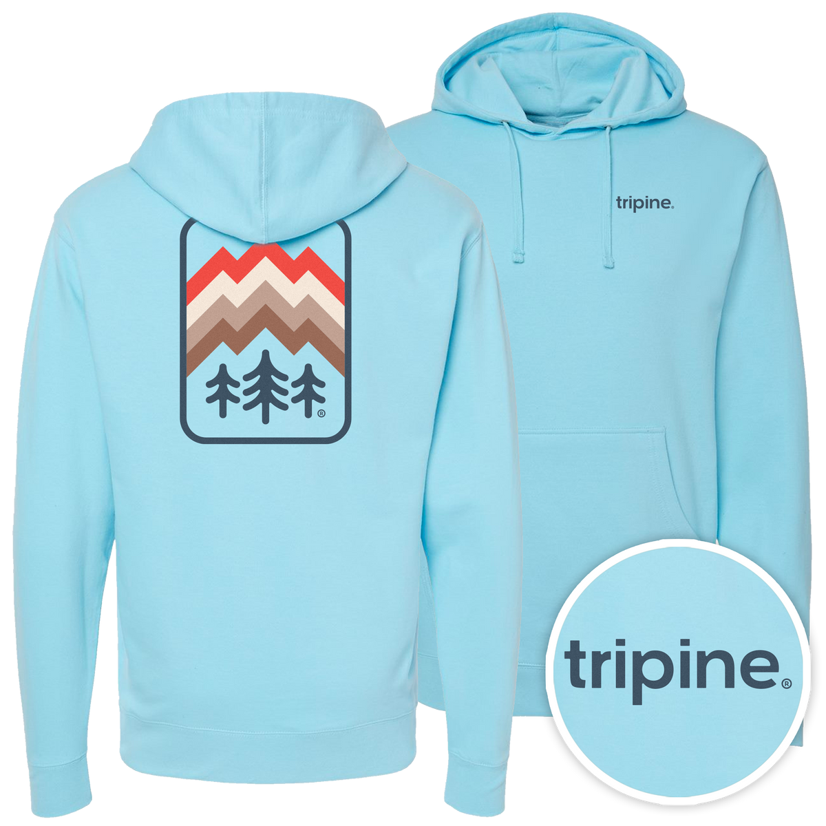 Peaks Midweight Fleece Hoodie - TriPine ®