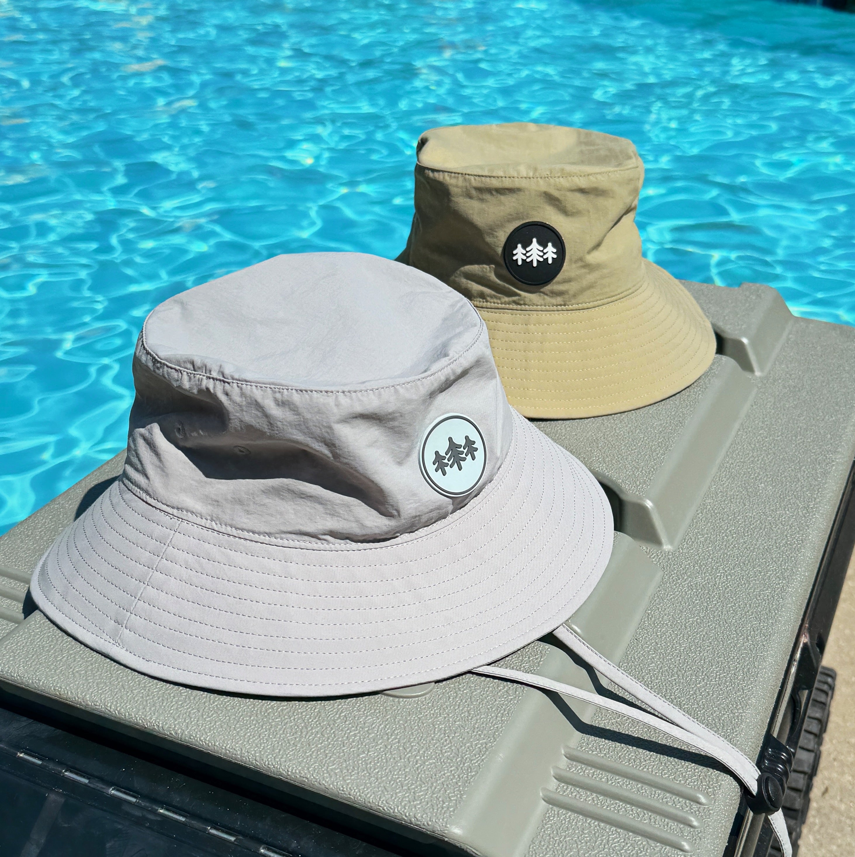 Coin Patch Nylon Bucket Hat