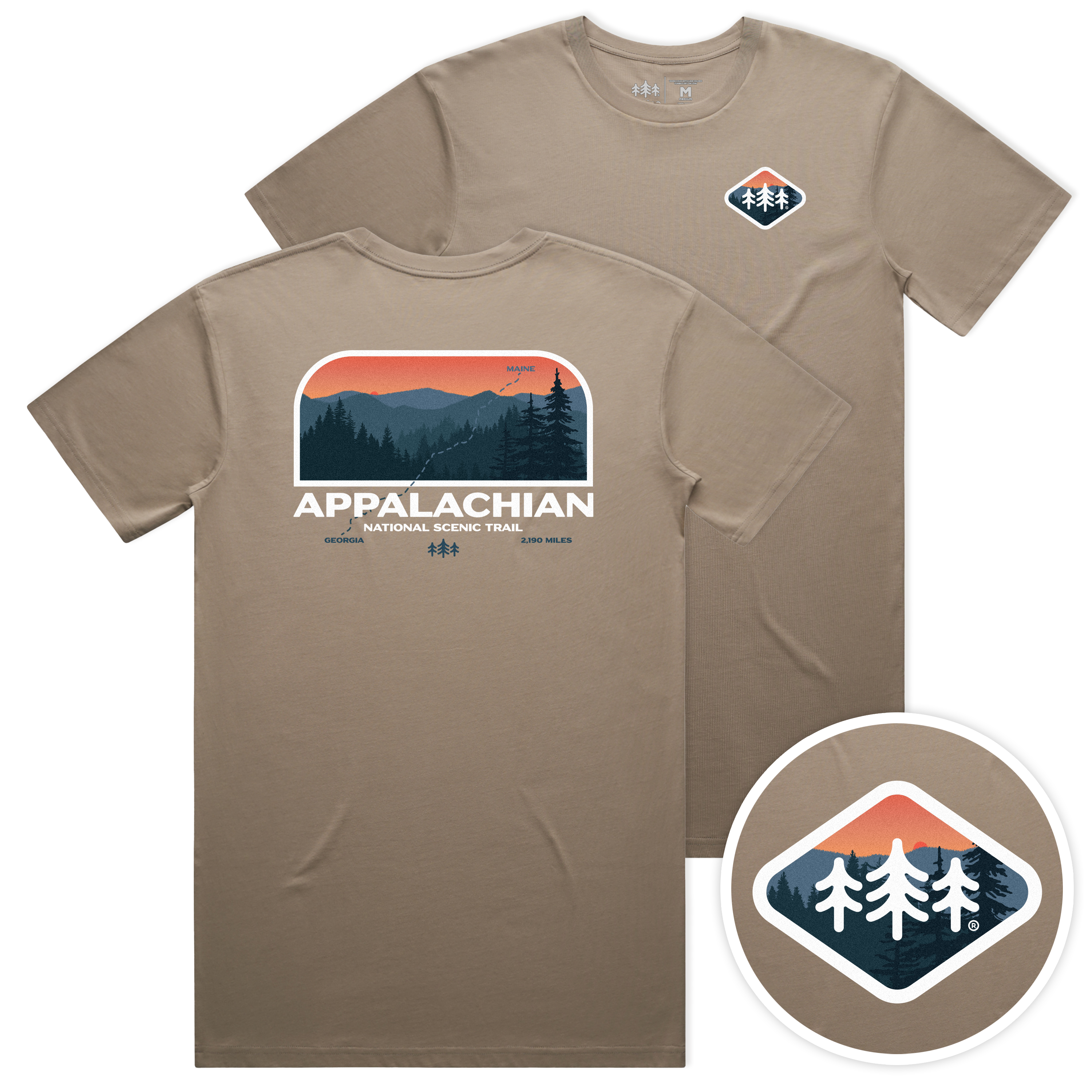 Appalachian Trail Staple Cotton Tee