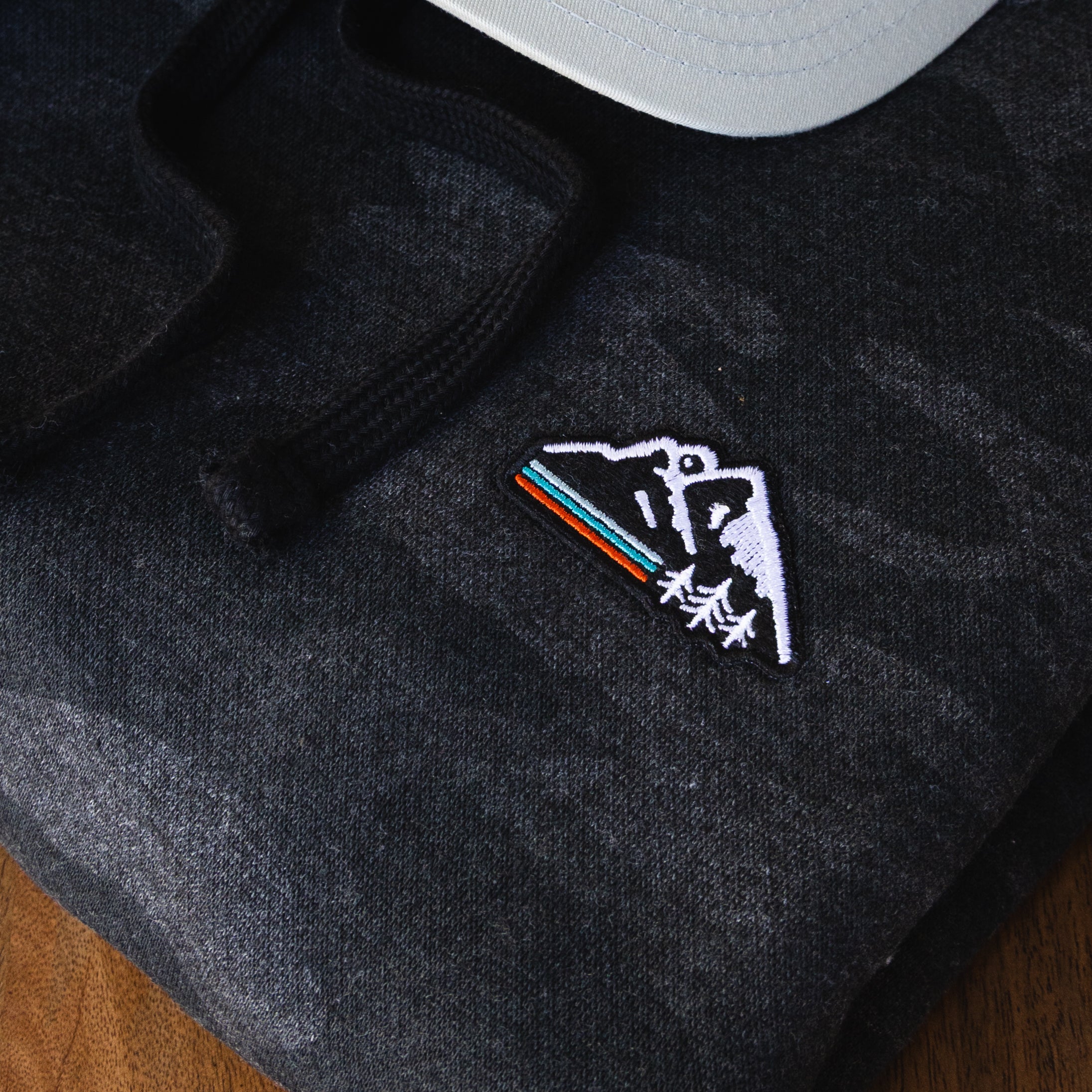 Retro Mountain CloudFit Hoodie