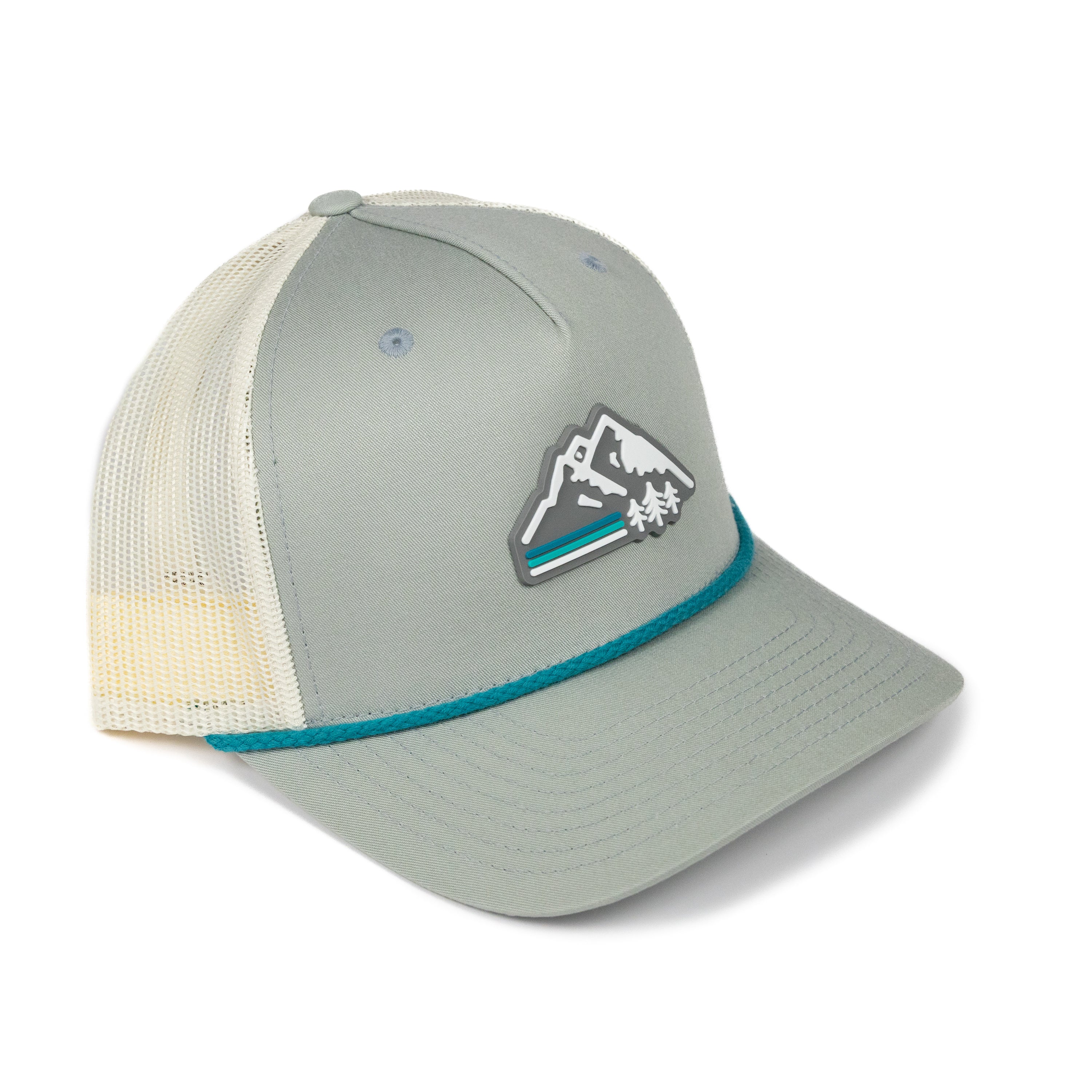 Retro Mountain Rope Trucker Hat