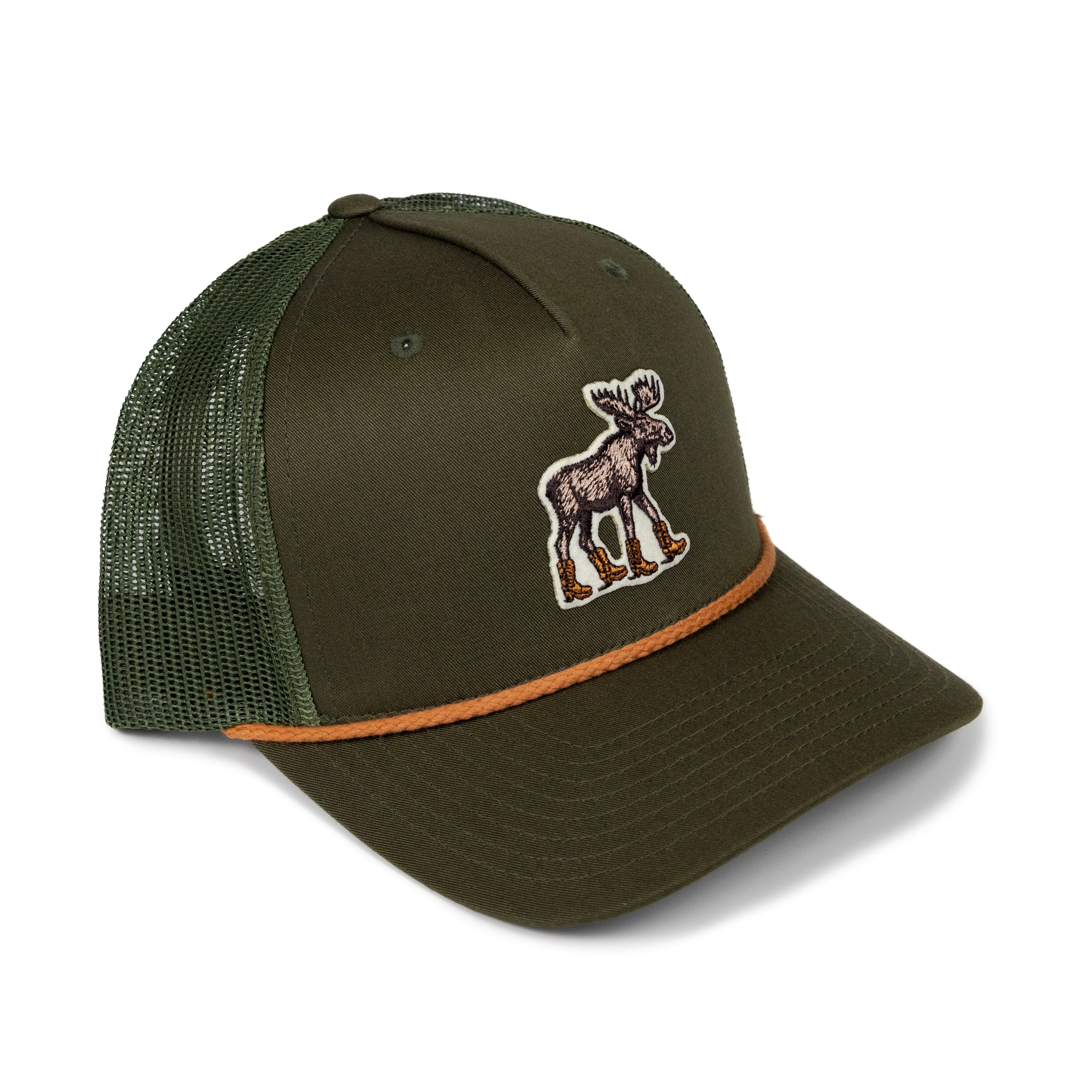 Moose Boot Goofin' Rope Trucker Hat