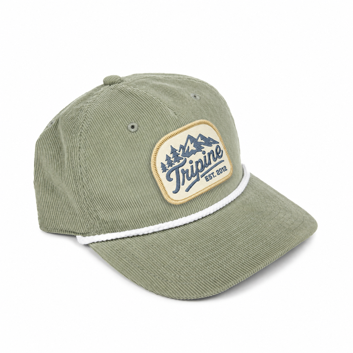 Script Classic Corduroy Rope Hat - Eucalyptus/ White