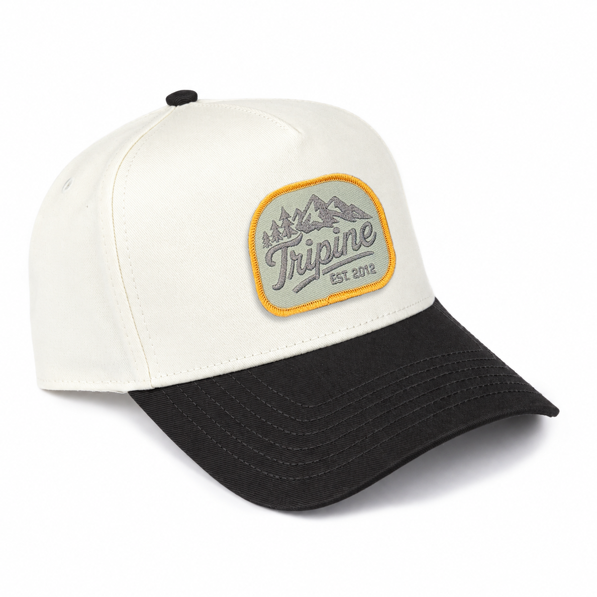Script High-Profile Hat - Natural/ Coal