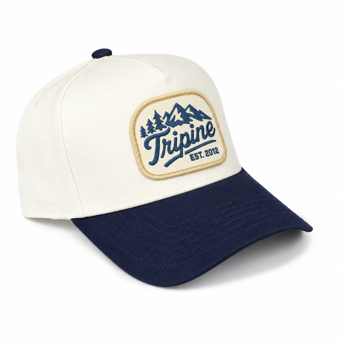 Script High-Profile Hat - Natural/ Midnight