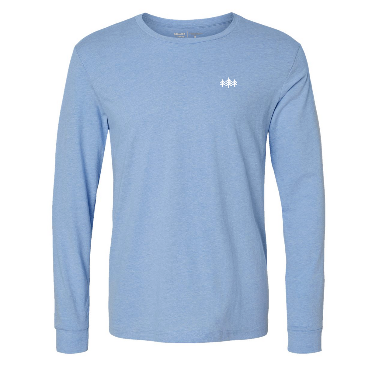 TriPine CloudFit Long Sleeve - Heather Sky Blue