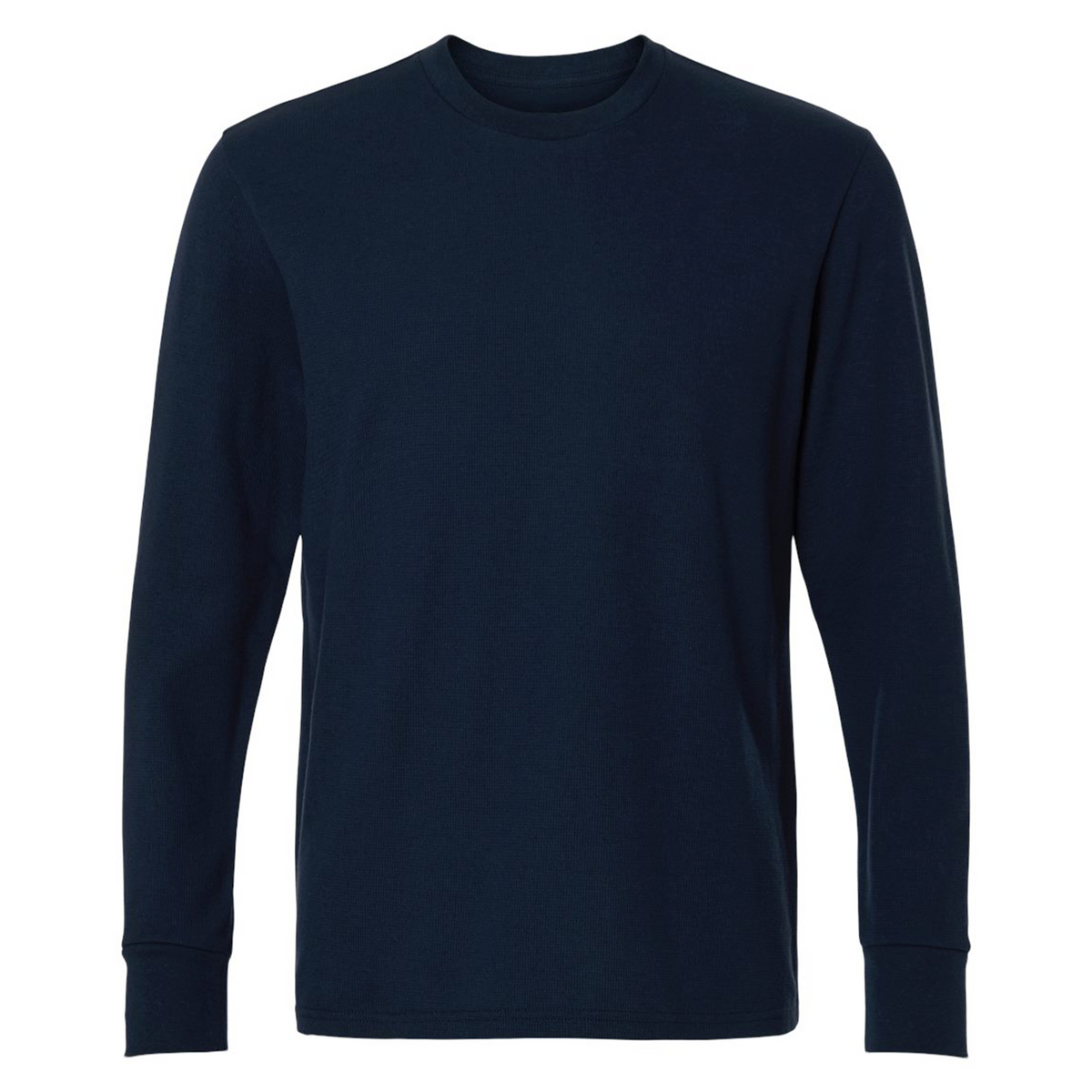 Essential Waffle-knit Thermal Long Sleeve - Navy