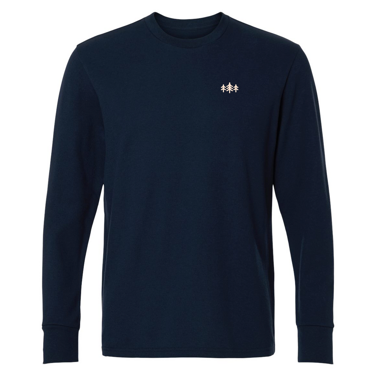 TriPine Waffle-knit Thermal Long Sleeve - Navy