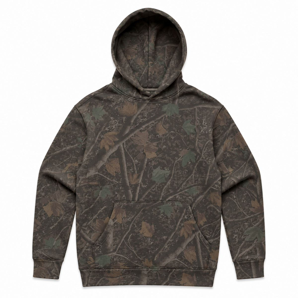 Essential Camo Heavyweight Relaxed CloudFit Hoodie - Darkwood Camo