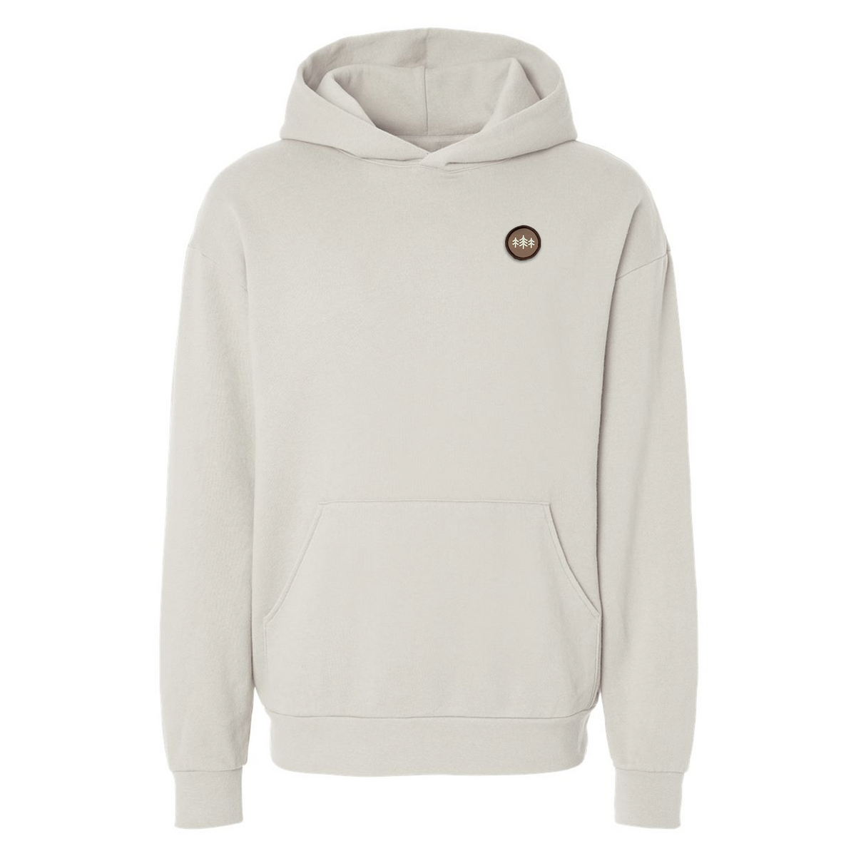 Coin Patch Midweight Relaxed CloudFit Hoodie - Ivory