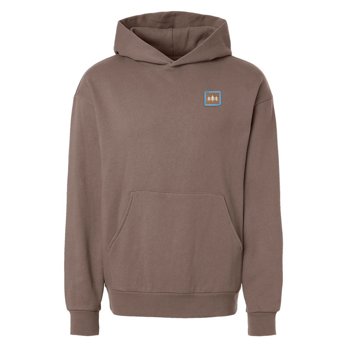 TriPine Midweight Relaxed CloudFit Hoodie - Light Walnut
