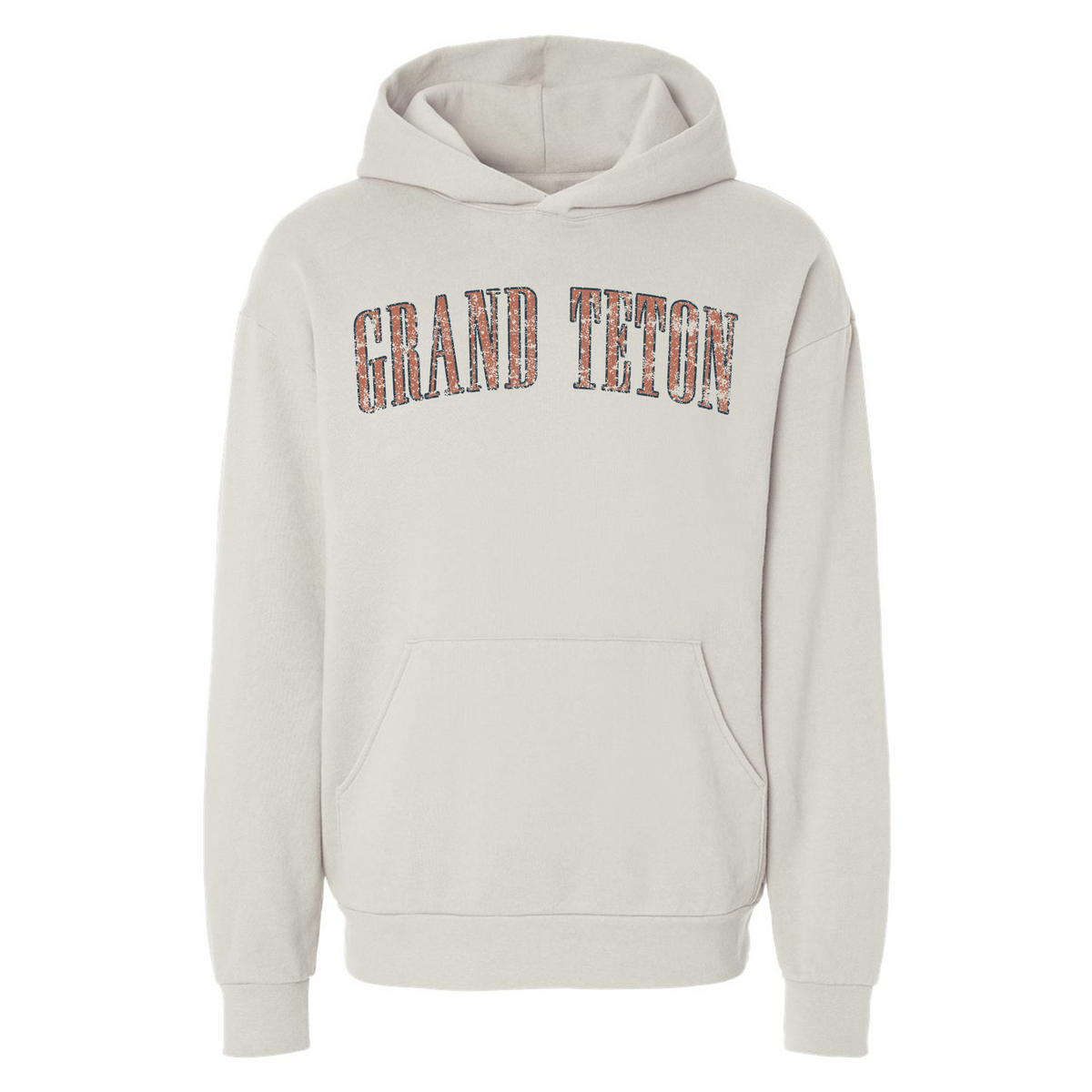 Grand Teton NP Midweight Relaxed CloudFit Hoodie - Ivory