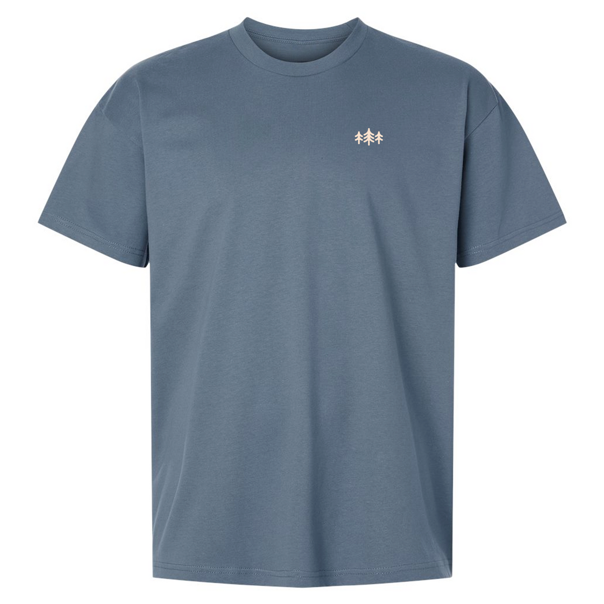 TriPine Heavyweight Relaxed Tee - Storm Blue