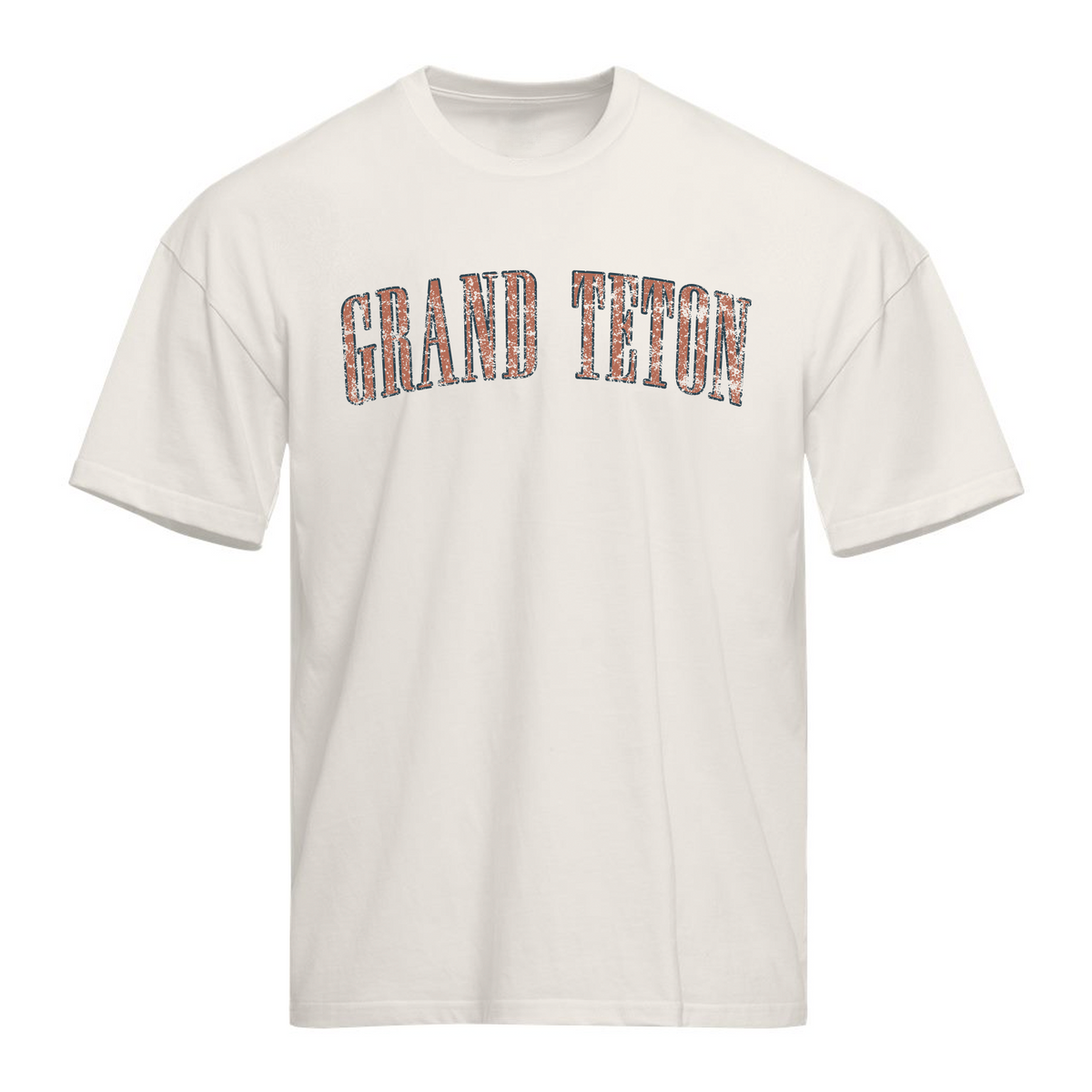 Grand Teton NP Heavyweight Relaxed Tee - Bone