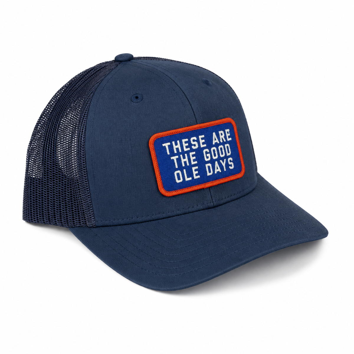 Good Ole Days Trucker Hat - Navy/ Navy