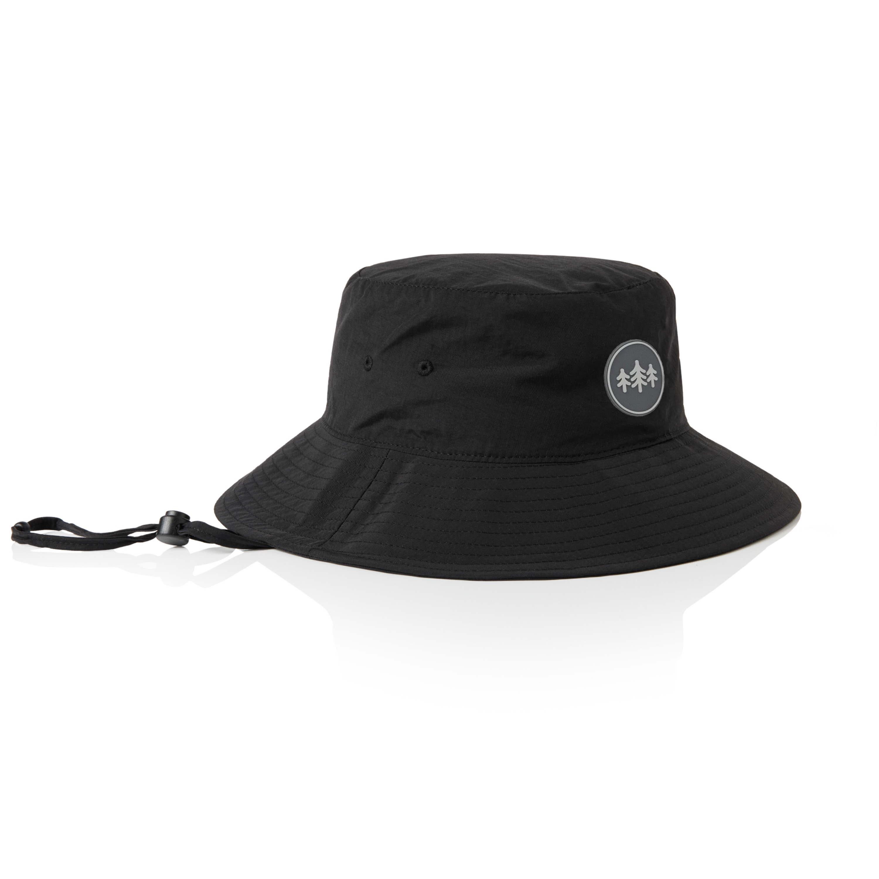 Coin Patch Nylon Bucket Hat